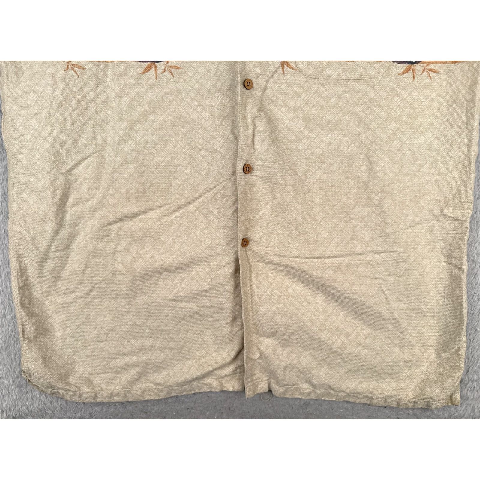 Vintage Newport Blue Shirt Men 2XL Beige Button-Up Cotton Hawaiian Cars Floral Short Sleeve Size US XXL / EU 58 / 5 - 5 Thumbnail