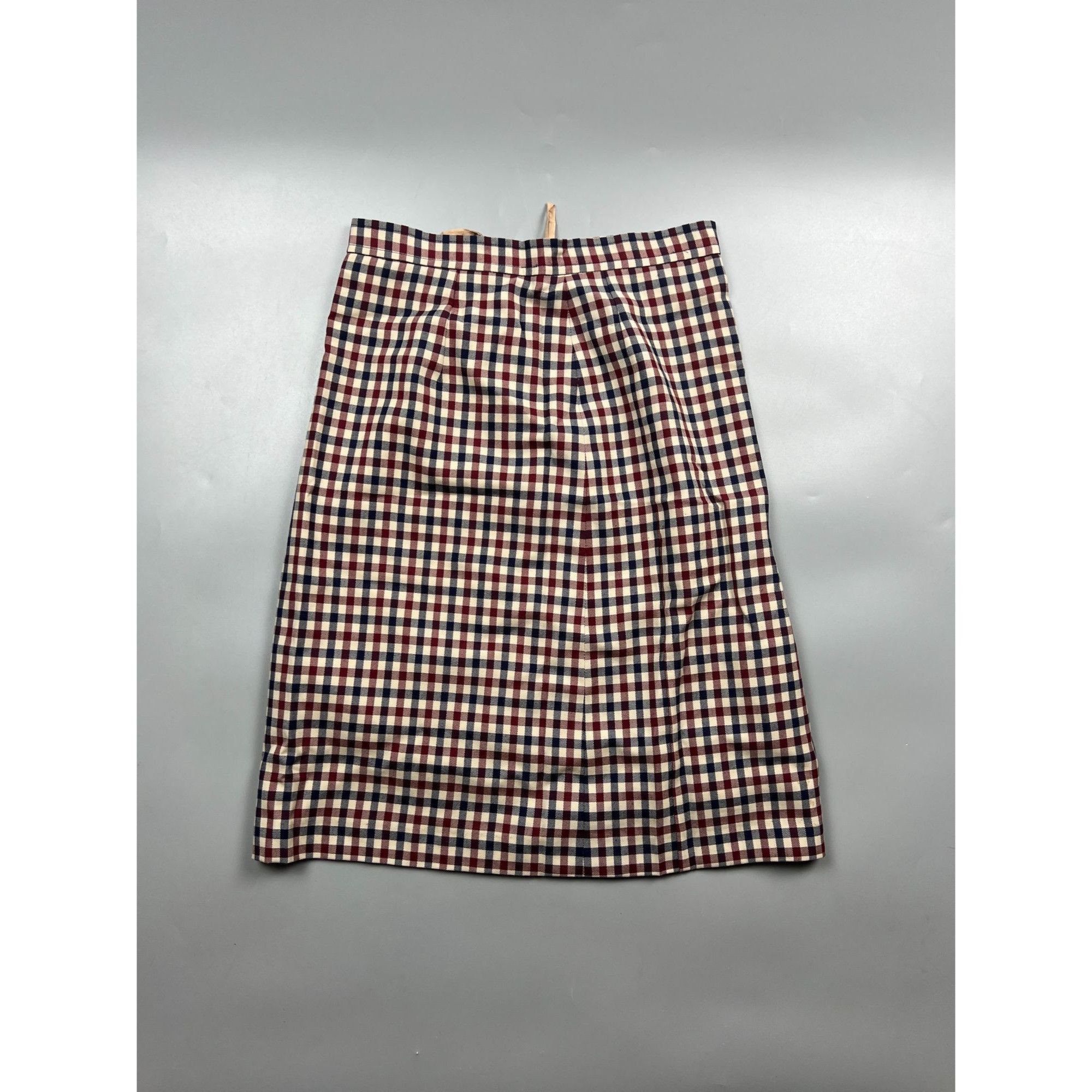 Aquascutum Aquascutum Mid Length Tartan Skirt (Y0821) Size 30" / US 8 / IT 44 - 9 Thumbnail