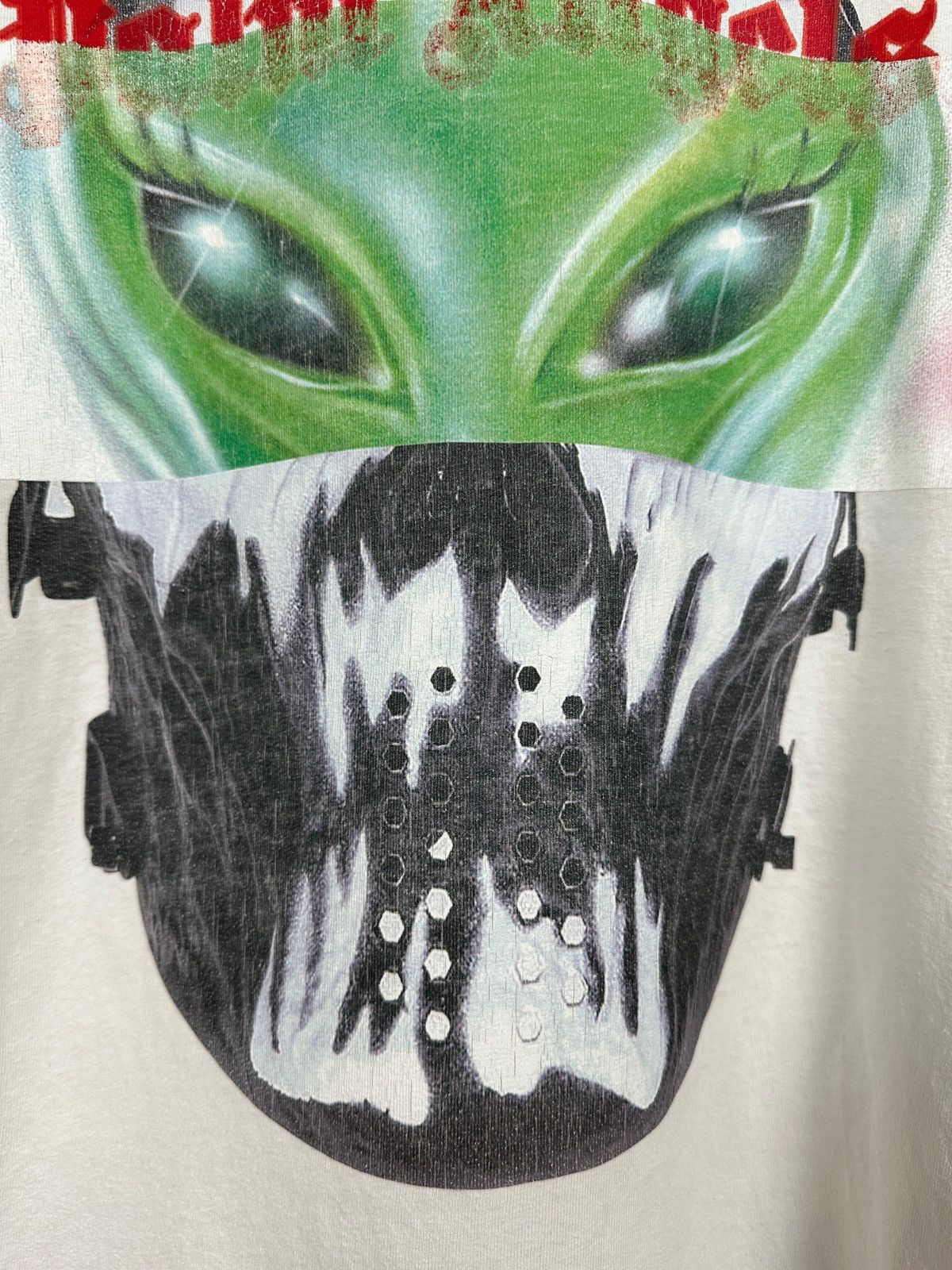 Palm Angels Palm Angels Alien White T-Shirt Size US L / EU 52-54 / 3 - 10 Thumbnail