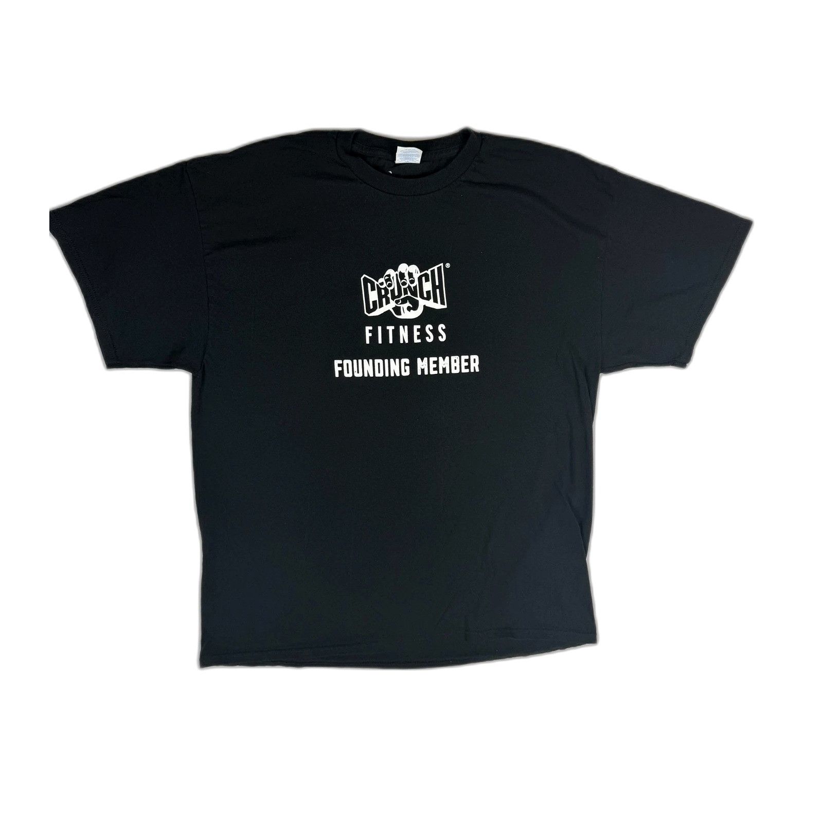 Gildan Crunch Fitness T-Shirt XL Black Founding Member Gym Workout Size US XL / EU 56 / 4 - 1 Thumbnail