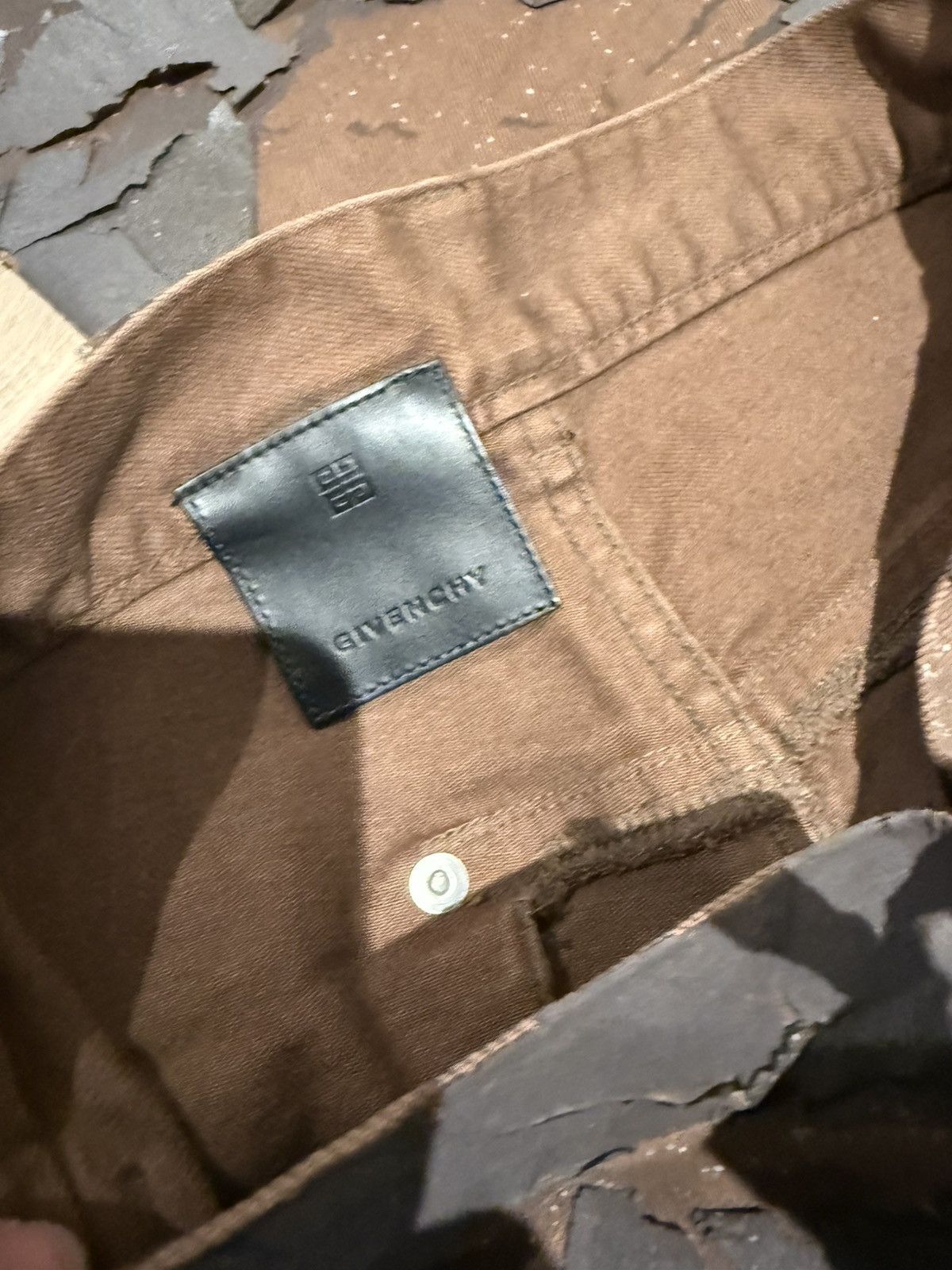 Givenchy Givenchy painted crackled jeans Size US 32 / EU 48 - 3 Thumbnail
