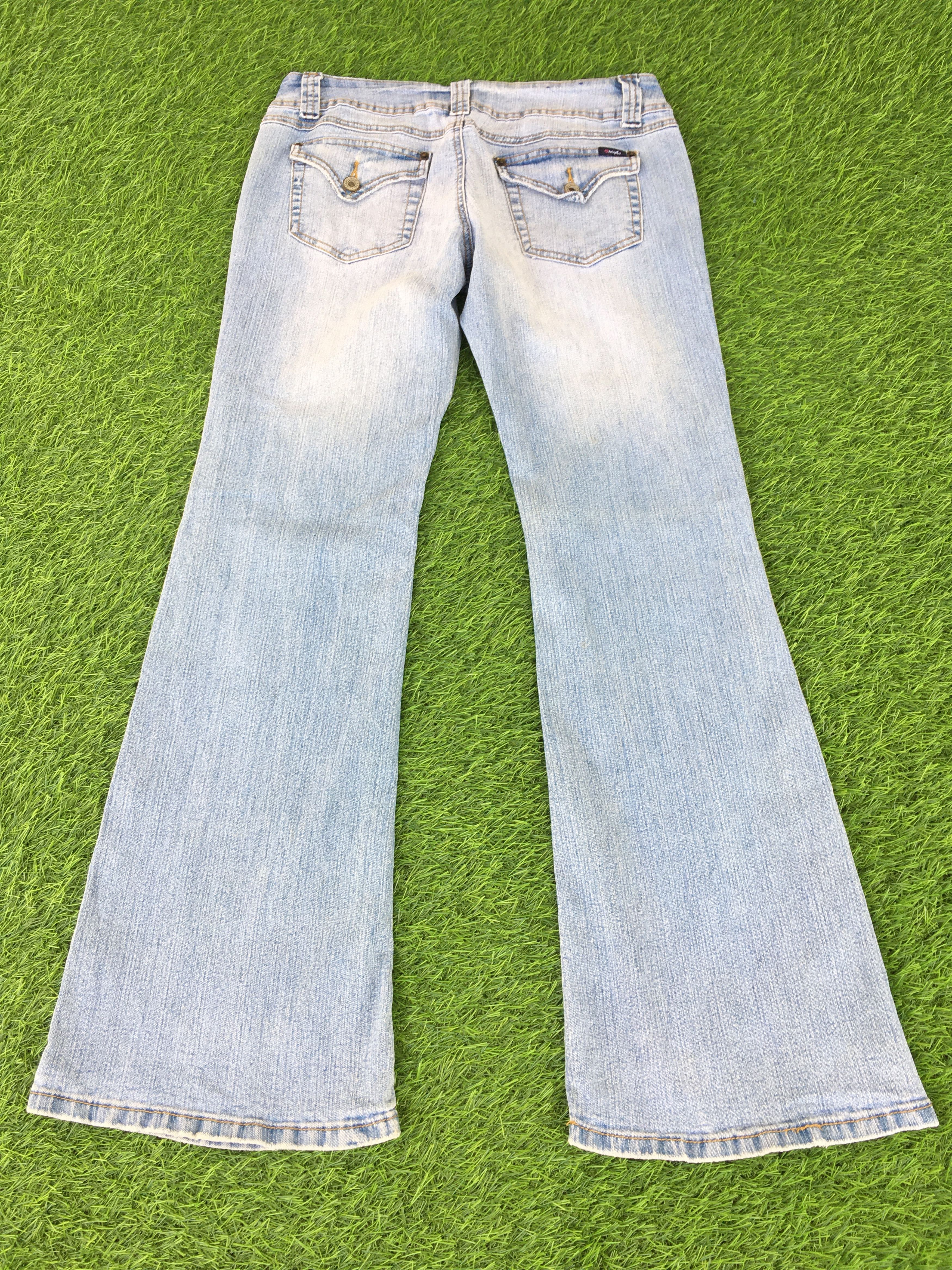 Japanese Brand Angels Low Rise Bootcut Jeans #D-1007 Size 28" / US 6 / IT 42 - 2 Thumbnail