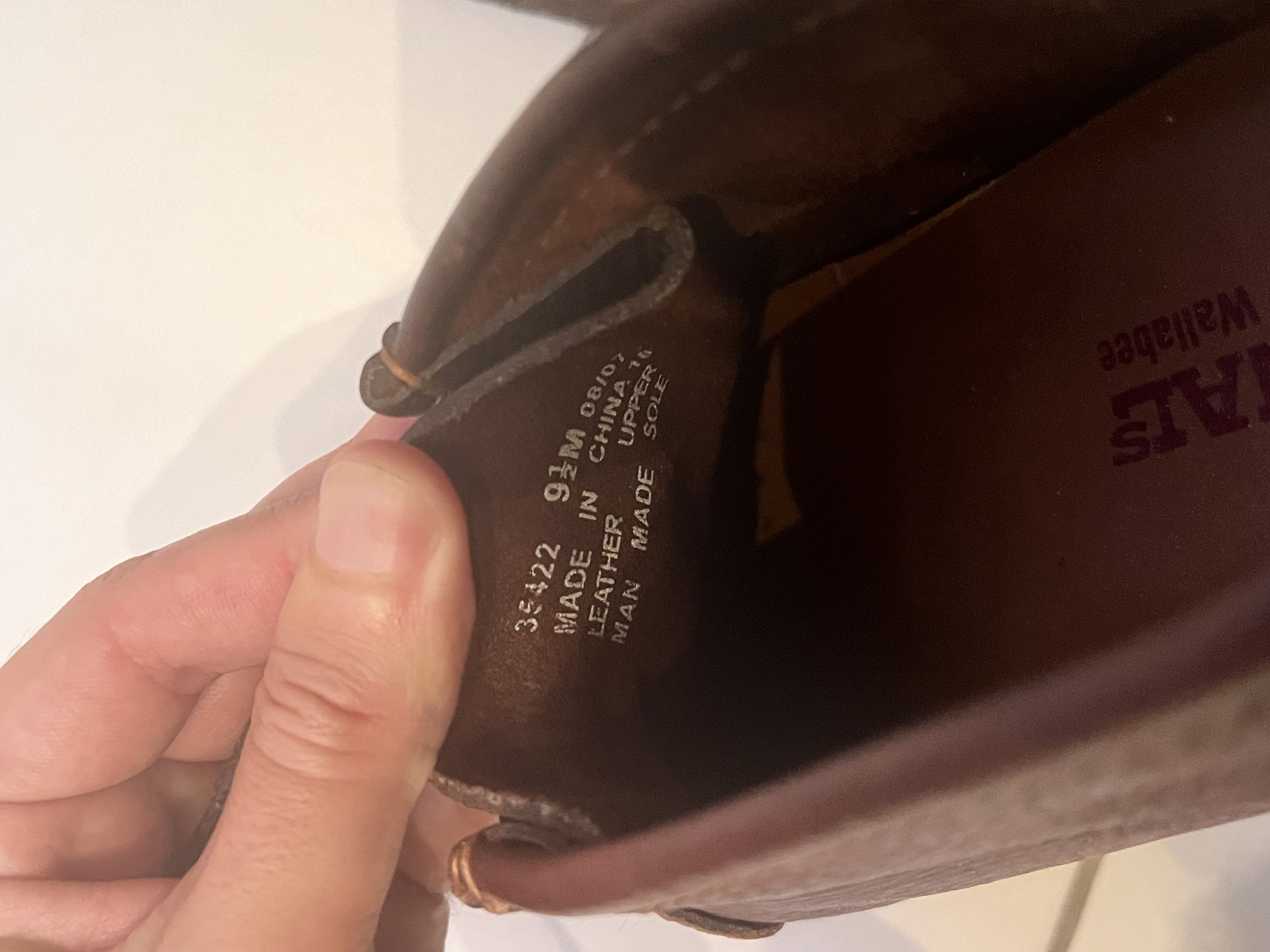 Clarks Clarks Waxed Leather Wallabee Size US 9.5 / EU 42-43 - 6 Thumbnail