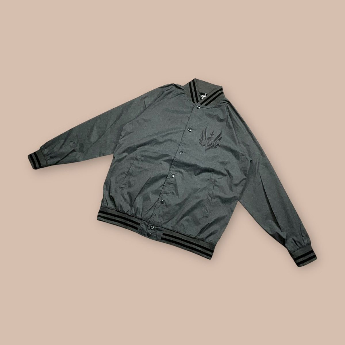 Japanese Brand BLACK DALLAS "RISE" Nylon Jacket Artwork by USUGROW Size US XL / EU 56 / 4 - 2 Thumbnail