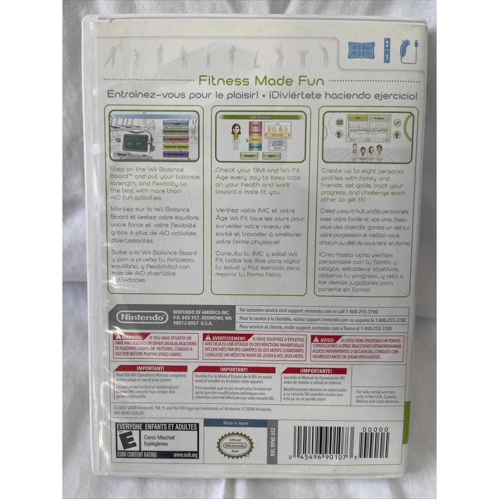 Nintendo Nintendo Wii Fit Fitness Game Size ONE SIZE - 2 Thumbnail
