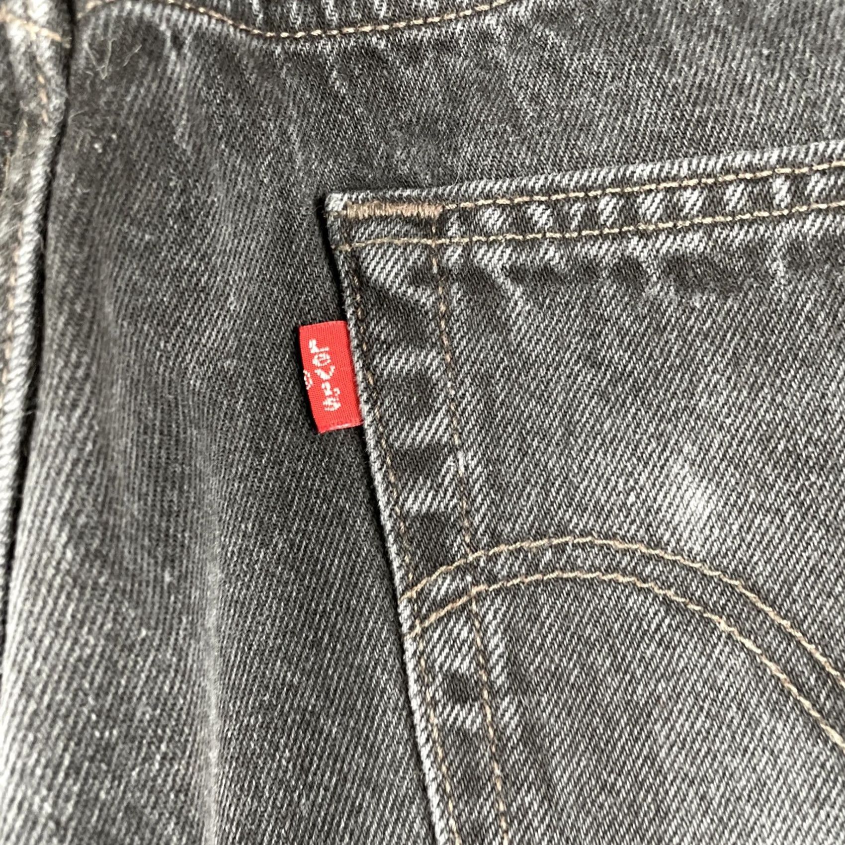 Levi's VINTAGE Levi’s 501 Denim Jeans Mens Pants Regular 28x28 Gray USA Mexico 28in Inseam Ankle Cotton Leather/Denim Fabric? Size US 28 / EU 44 - 5 Thumbnail