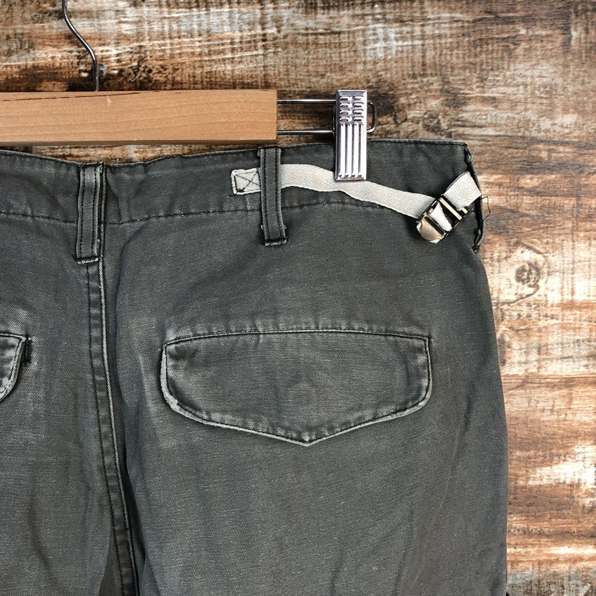Japanese Brand DL Jungle Storm Green Cargo Multipocket Pants #C098 Size US 32 / EU 48 - 17 Thumbnail