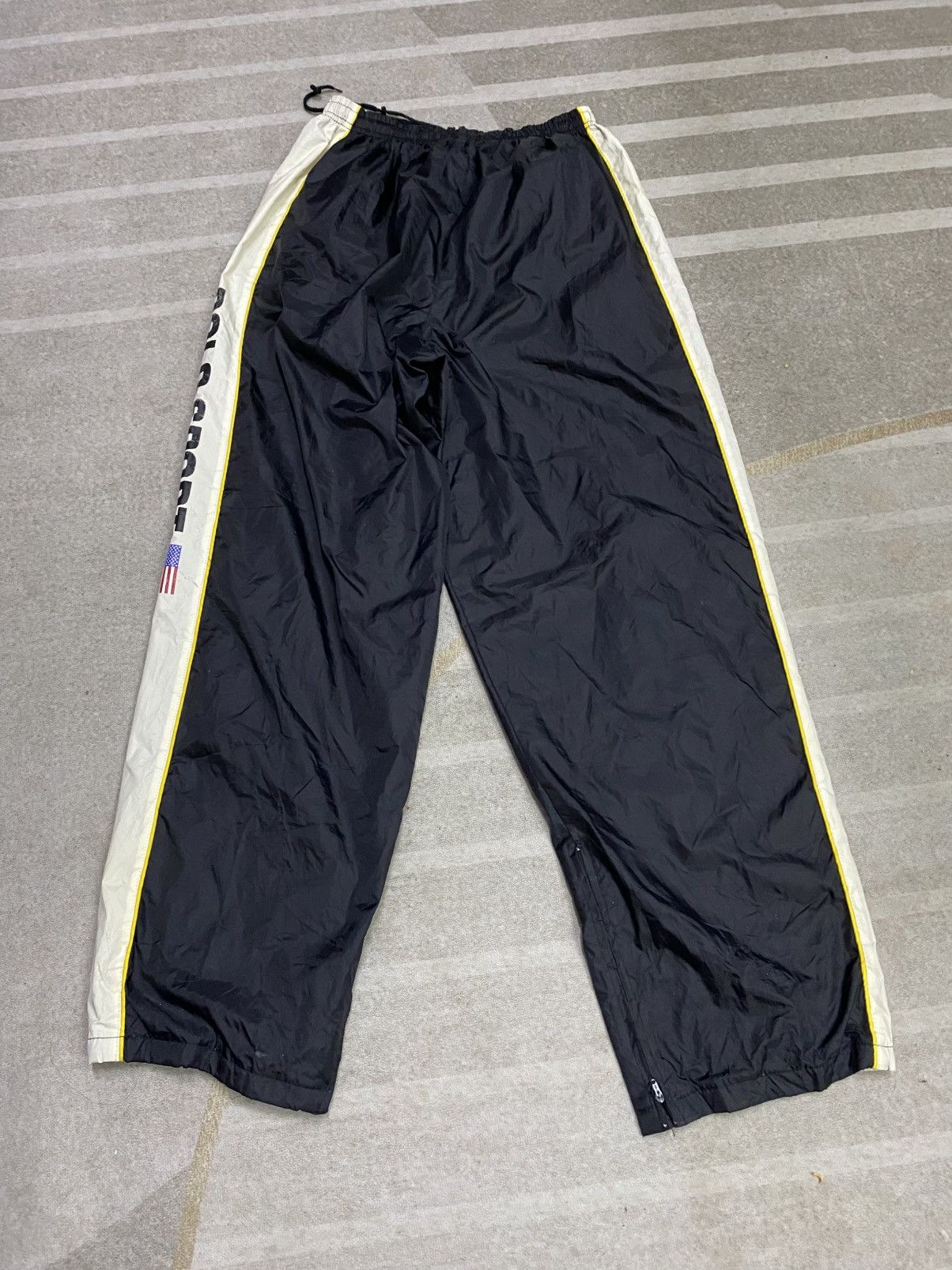 Polo Ralph Lauren × Vintage Dope😱 Vintage 90s Polo Sport Spellout Polyester Pant Size US 34 / EU 50 - 7 Thumbnail