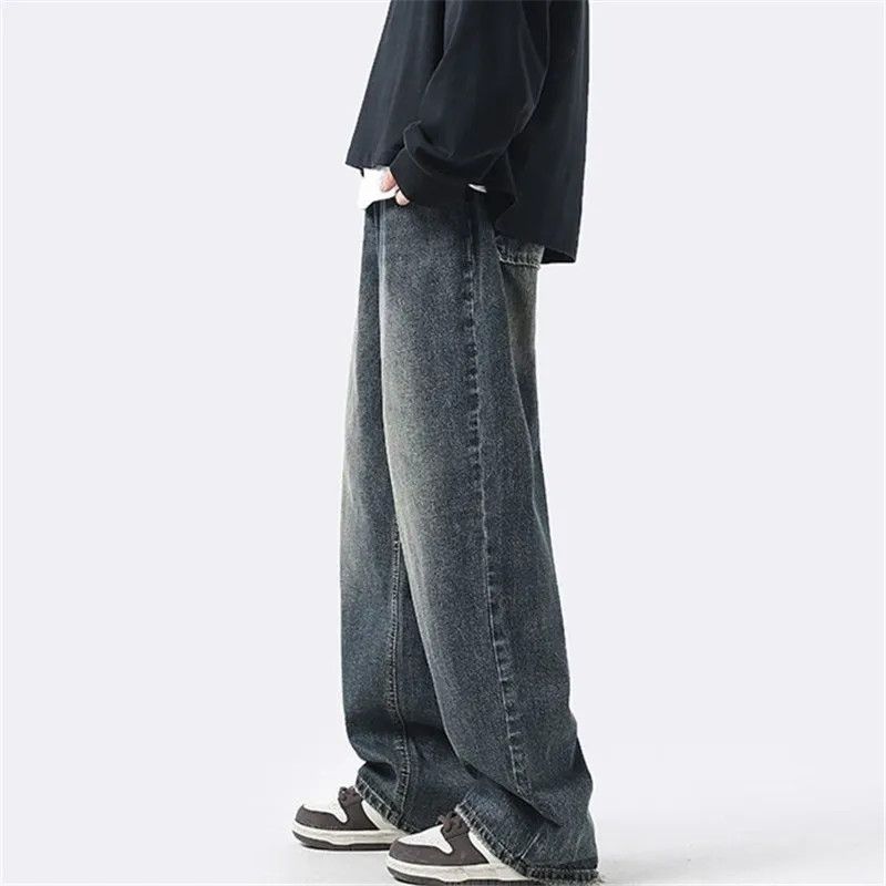 Jean × Vintage Button Pocket Loose Jeans Size US 32 / EU 48 - 4 Thumbnail