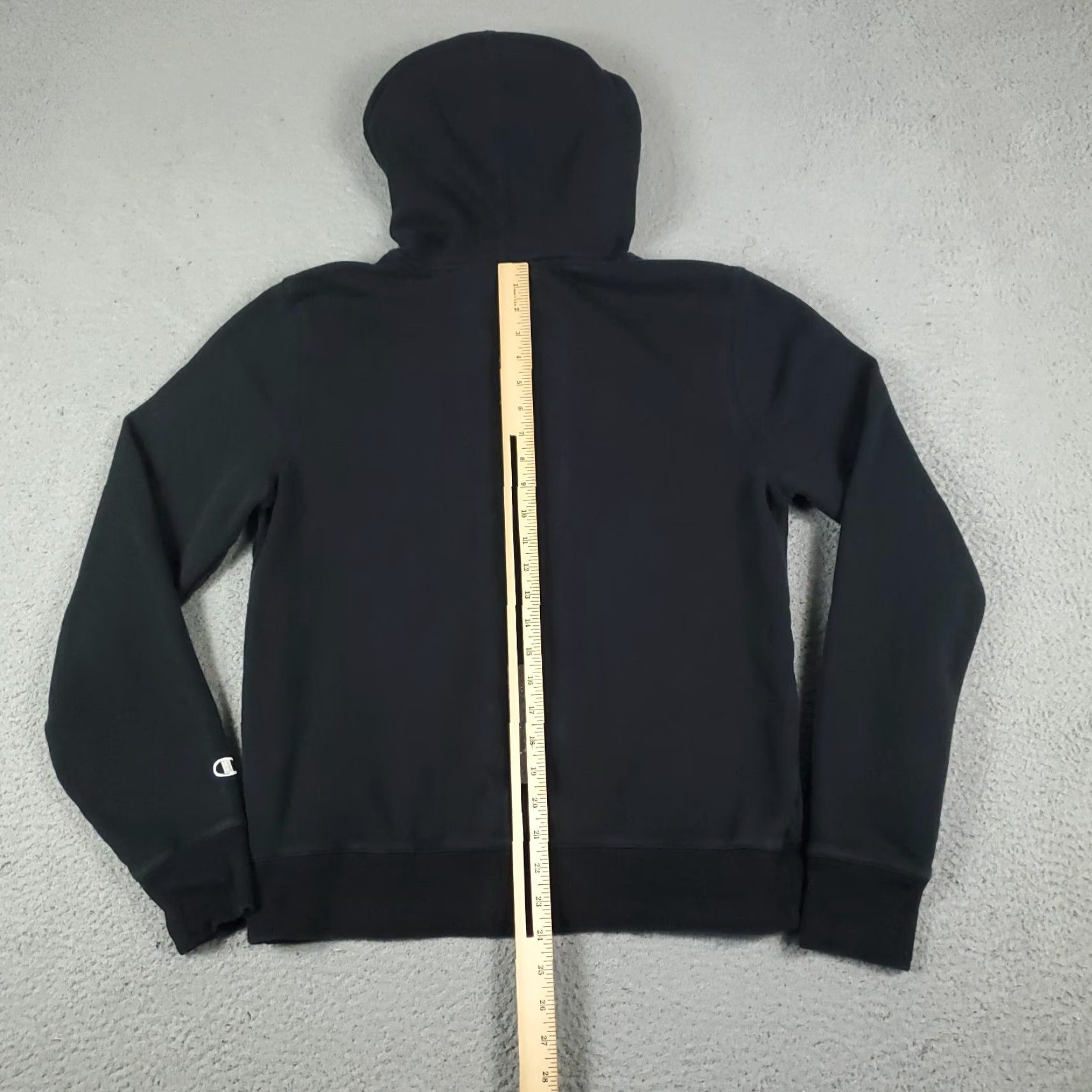 Champion VINTAGE Champion Hoodie Pullover Men Small Black Casual Fleece Sweatshirt Athletic Sports Size US S / EU 44-46 / 1 - 6 Thumbnail
