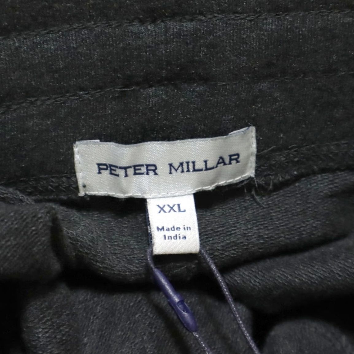 Peter Millar Peter Millar Jogger Pants Charcoal Men's 2XL Stretch Lava Washed Cotton Blend Fleece Regular Inseam 31in Waist 21in Size US 39 - 6 Thumbnail
