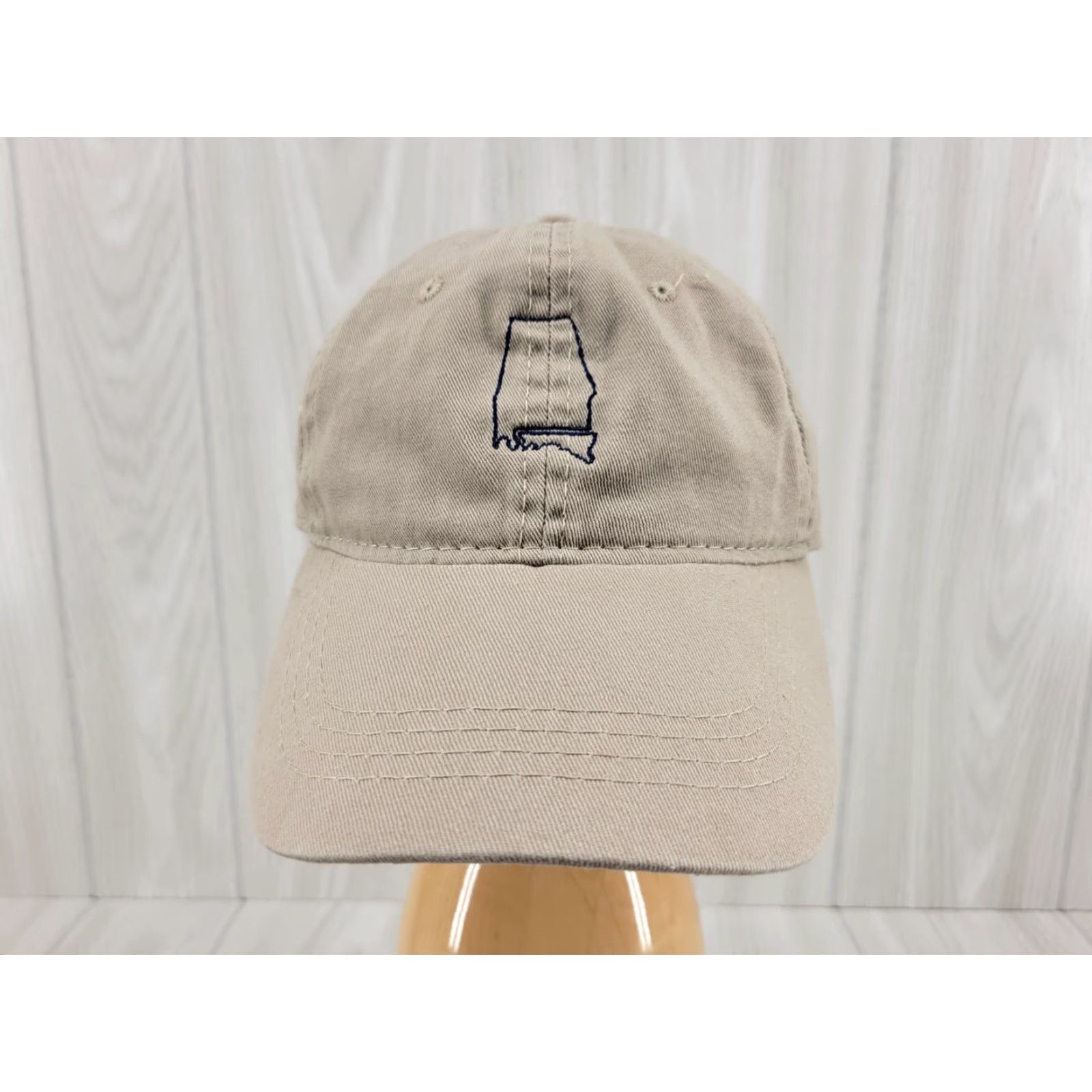 Vintage PGA State Traditions Adjustable Hat Cap Men Beige Tan Golf Hat Cap Adults Adjustable Fall Spring Summer Winter Size ONE SIZE - 3 Thumbnail