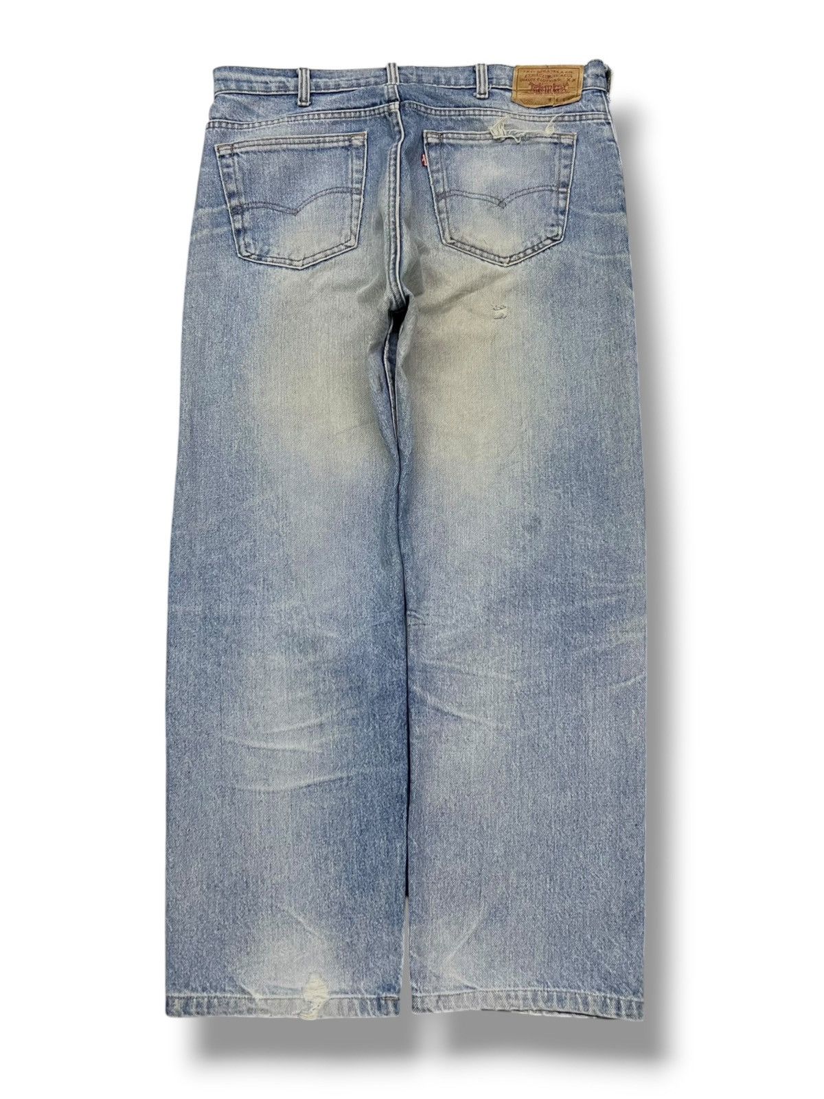 Levi's Loose Vintage 90s Levi’s 505-0217 USA - Faded Light Wash Size US 37 - 3 Thumbnail