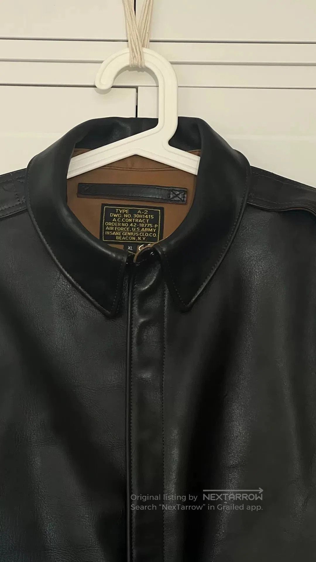 Japanese Brand Black A2 Leather Jacket XL Size. Size US XL / EU 56 / 4 - 4 Thumbnail