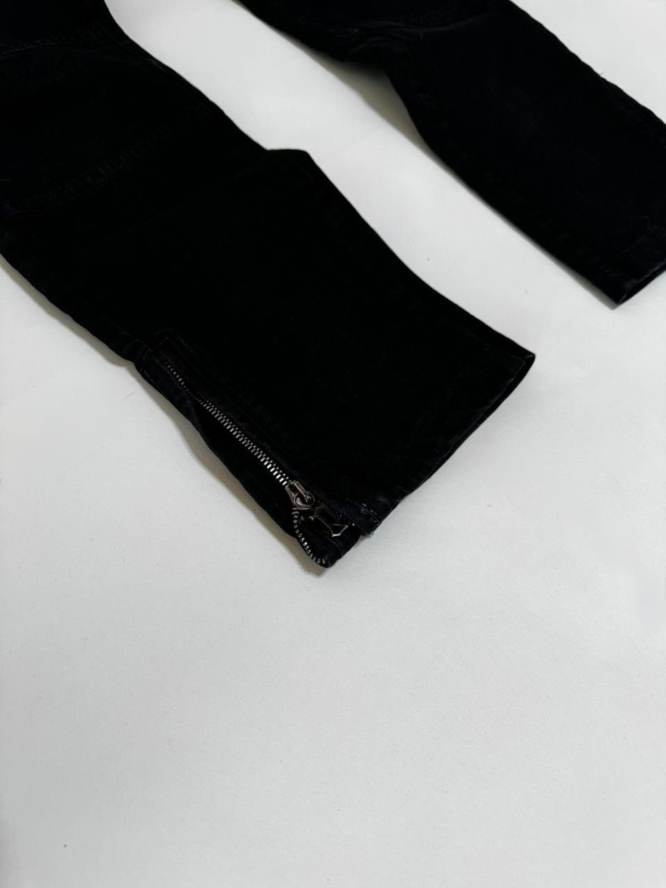 John Galliano Galliano Zipper Side Jeans Sz 28 Size 28" / US 6 / IT 42 - 4 Thumbnail