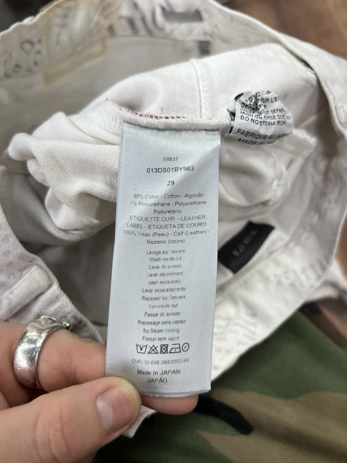 Christian Dior Monsieur Dior Newspaper Print Jeans Size 29 Size US 29 - 11 Thumbnail