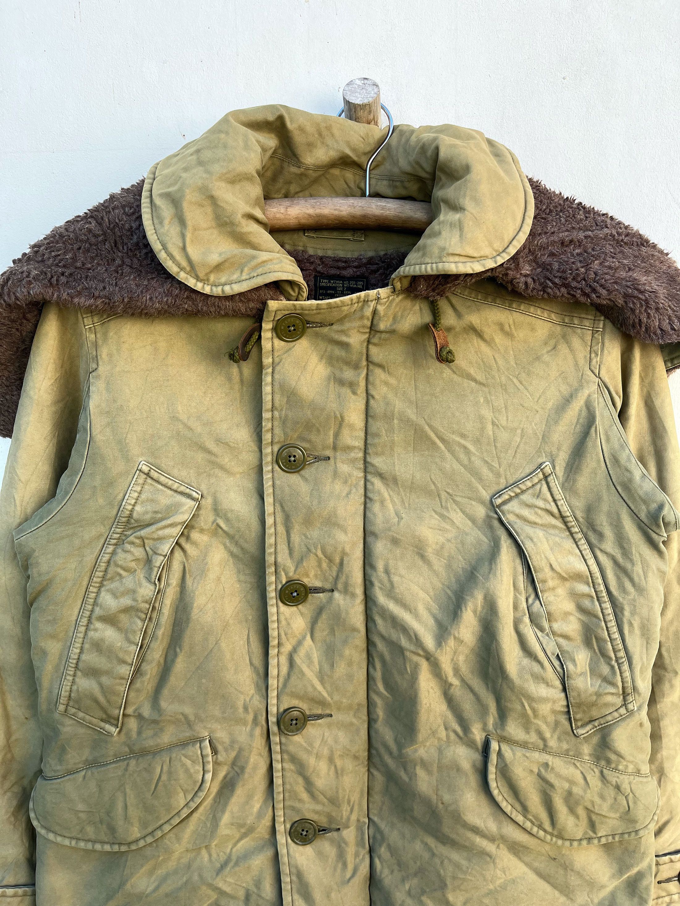 Wtaps Wtaps Japan B-9 Fur Hooded Army Military Jacket Deck Size US M / EU 48-50 / 2 - 4 Thumbnail