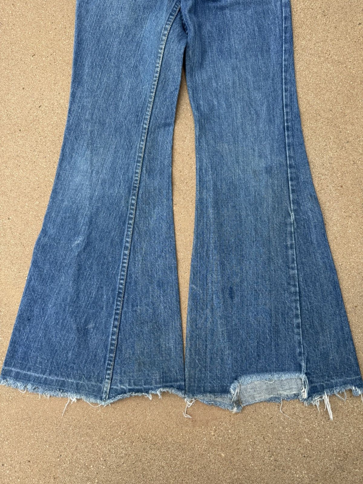 Levi's × Vintage Vtg 70’s Levi’s 784 Orange Tab Bellbottom Flare Jeans 26x29 Size 26" / US 2 / IT 38 - 3 Thumbnail