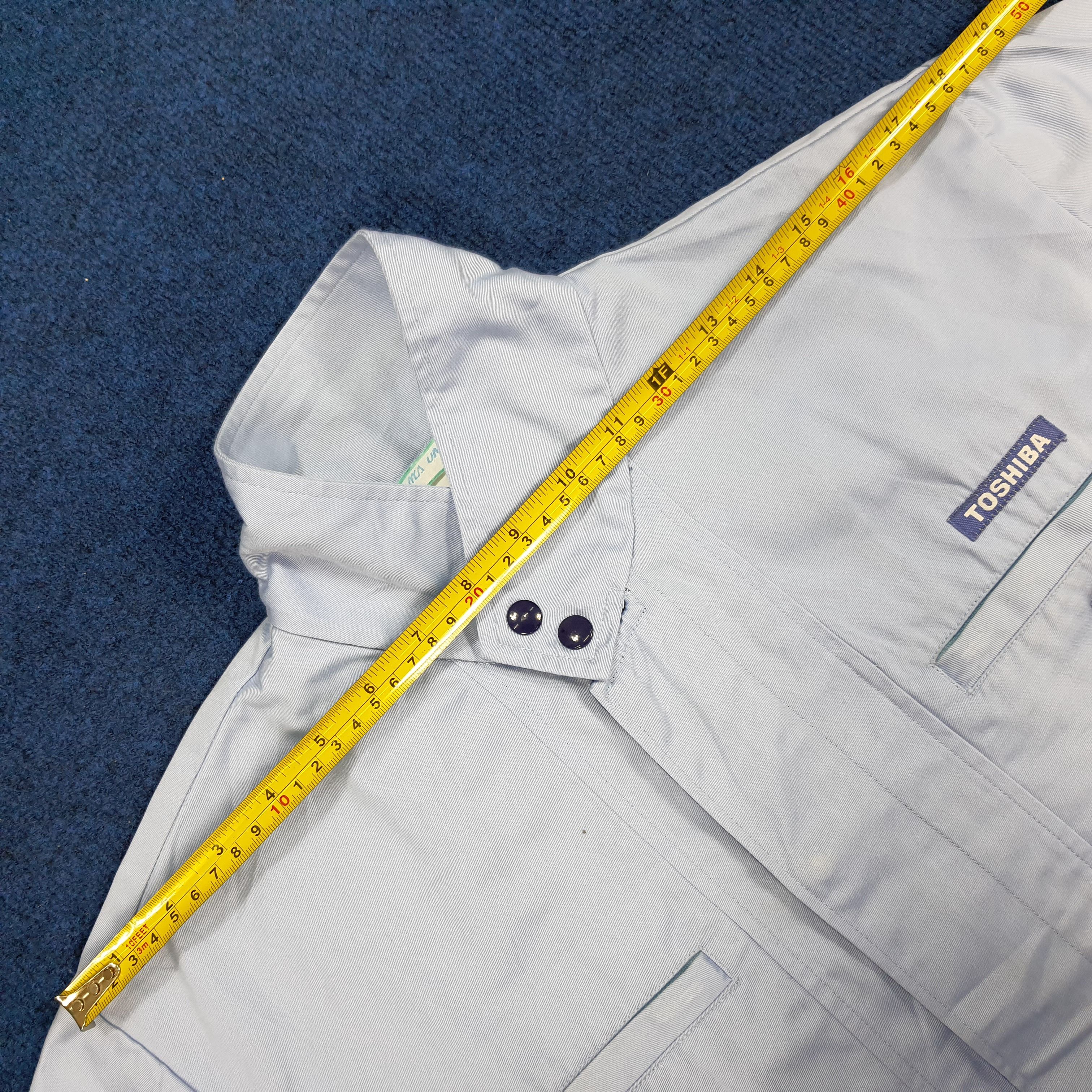 Japanese Brand × Vintage Vintage TOSHIBA Japan Electronic Brand Worker Jacket Size US M / EU 48-50 / 2 - 7 Thumbnail