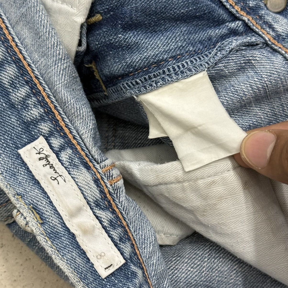 Japanese Brand Japanese Distressed Paint Splitter Dirty Denim Pants Size 27" / US 4 / IT 40 - 16 Thumbnail