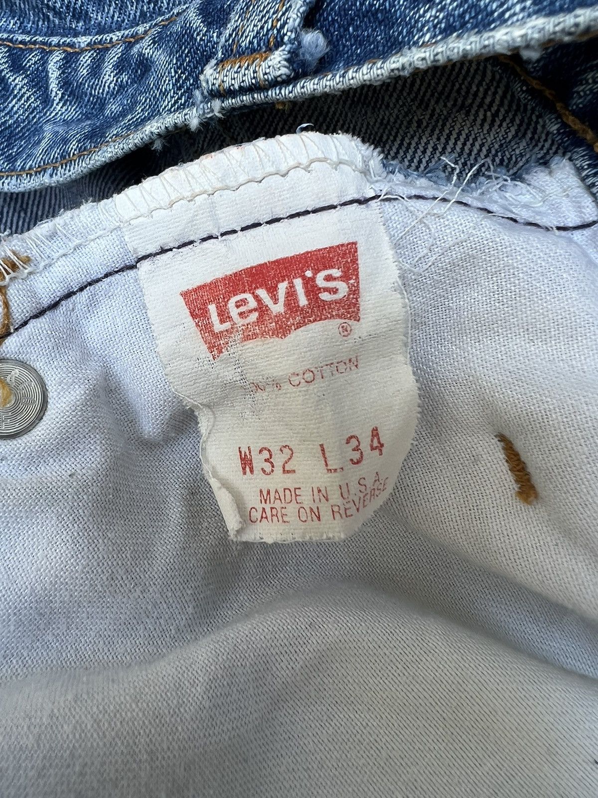 Levi's × Vintage Vintage Early 90s Levi’s 517 Orange Tab Denim Flare Jeans Size US 31 - 22 Thumbnail
