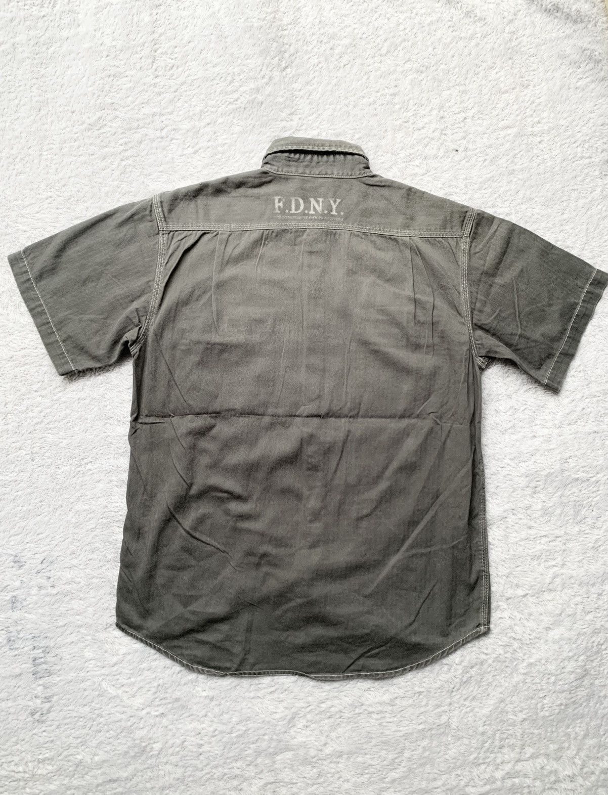 Vintage Fire department city of newyork FDNY workshirt Size US M / EU 48-50 / 2 - 5 Thumbnail
