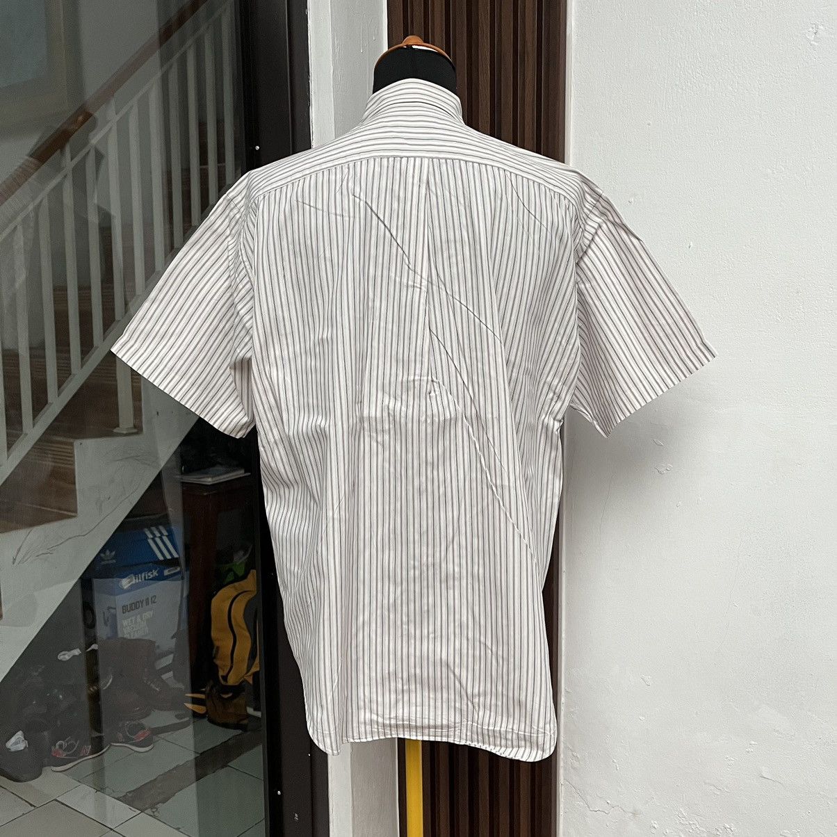 Issey Miyake Vintage 90s ISSEY MIYAKE Buttom Ups Shirt Striped Size US L / EU 52-54 / 3 - 2 Thumbnail