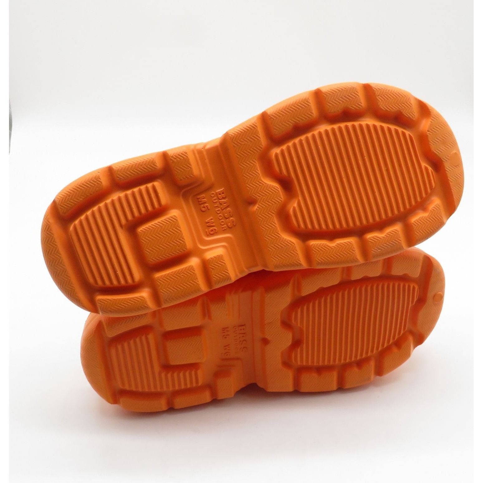 Other Bass Outdoor Unisex Orange Rubber Slip On M5 W6 Rugged Durab Size US 5 / EU 37 - 7 Thumbnail
