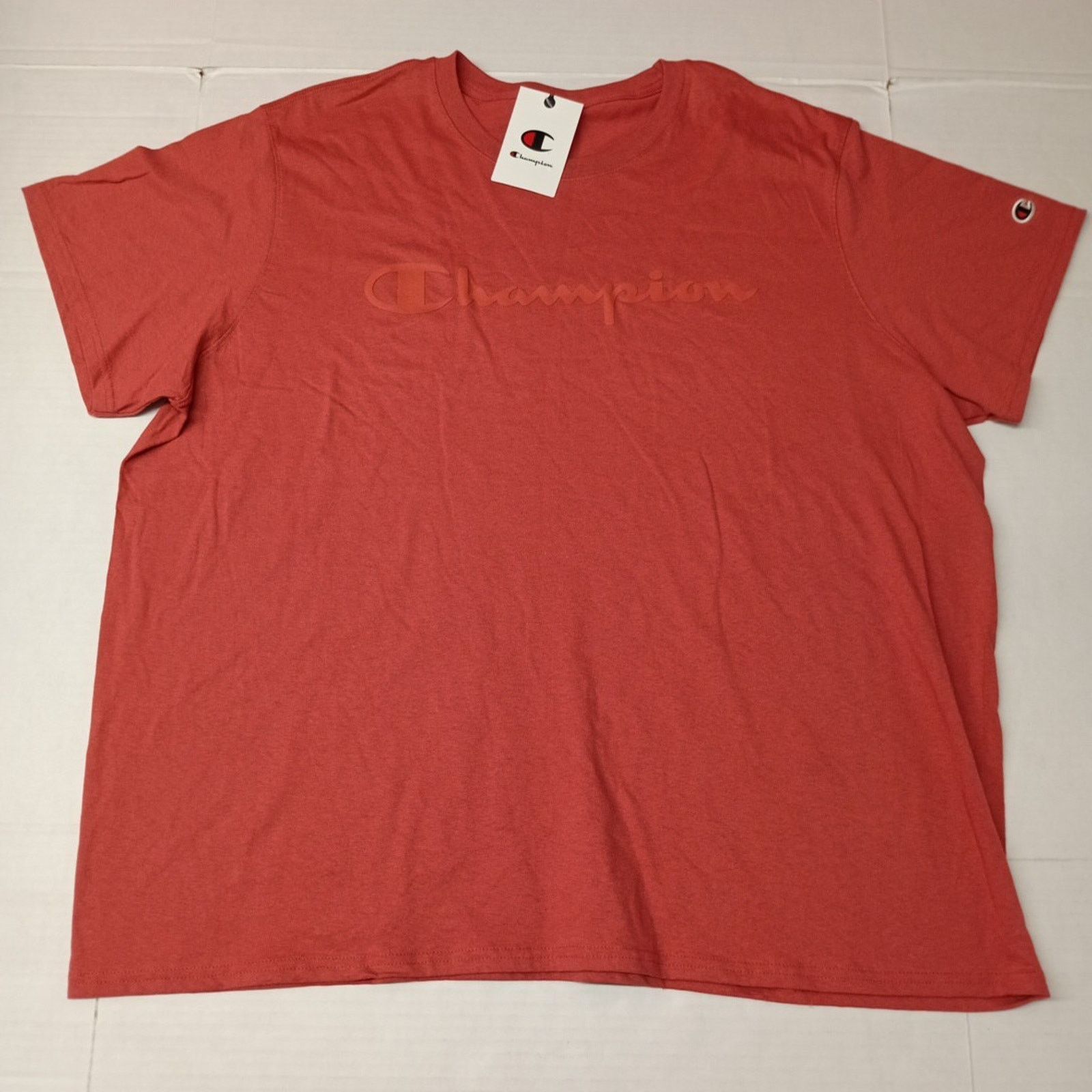 Champion Champion Classic Graphic Tee T-Shirt Men's 2XL Picante Pink Size US XXL / EU 58 / 5 - 1 Thumbnail