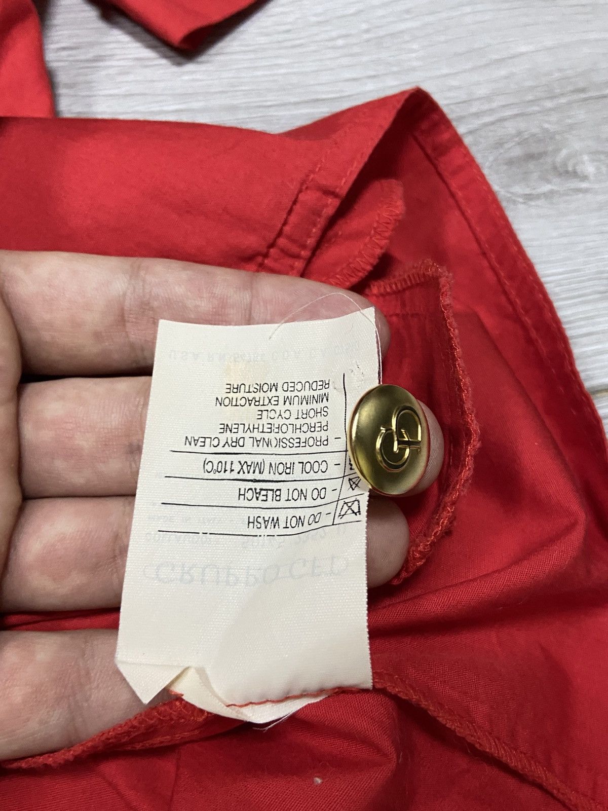 Christian Dior Monsieur Christian Dior vintage rare buttons shirt RARE Size S / US 4 / IT 40 - 8 Thumbnail