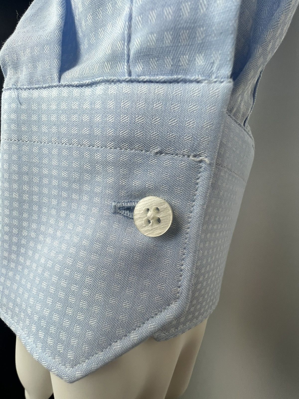 Other Taccaliti Blue Italian Dress Shirt – Made in Italy Size US XXL / EU 58 / 5 - 3 Thumbnail