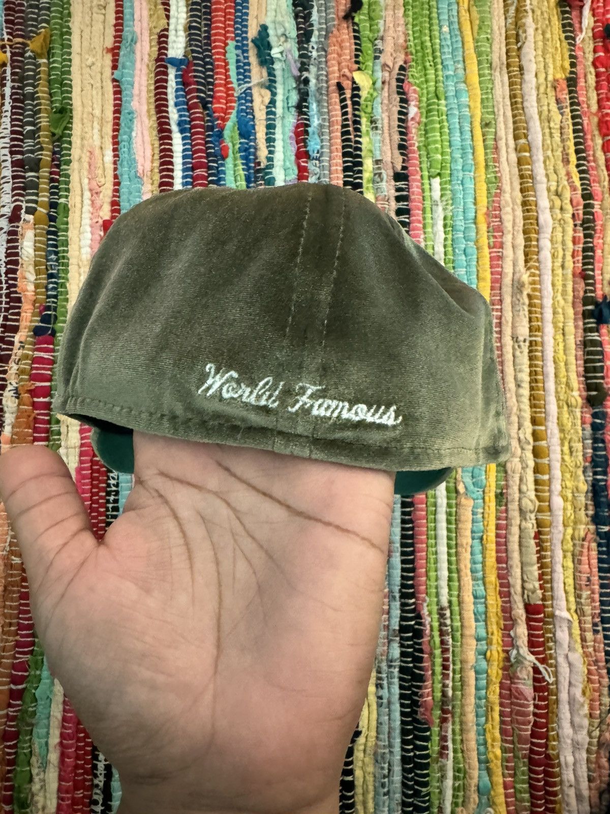 New Era × Supreme 2022 Supreme Velour Box Logo Fitted Size ONE SIZE - 4 Thumbnail