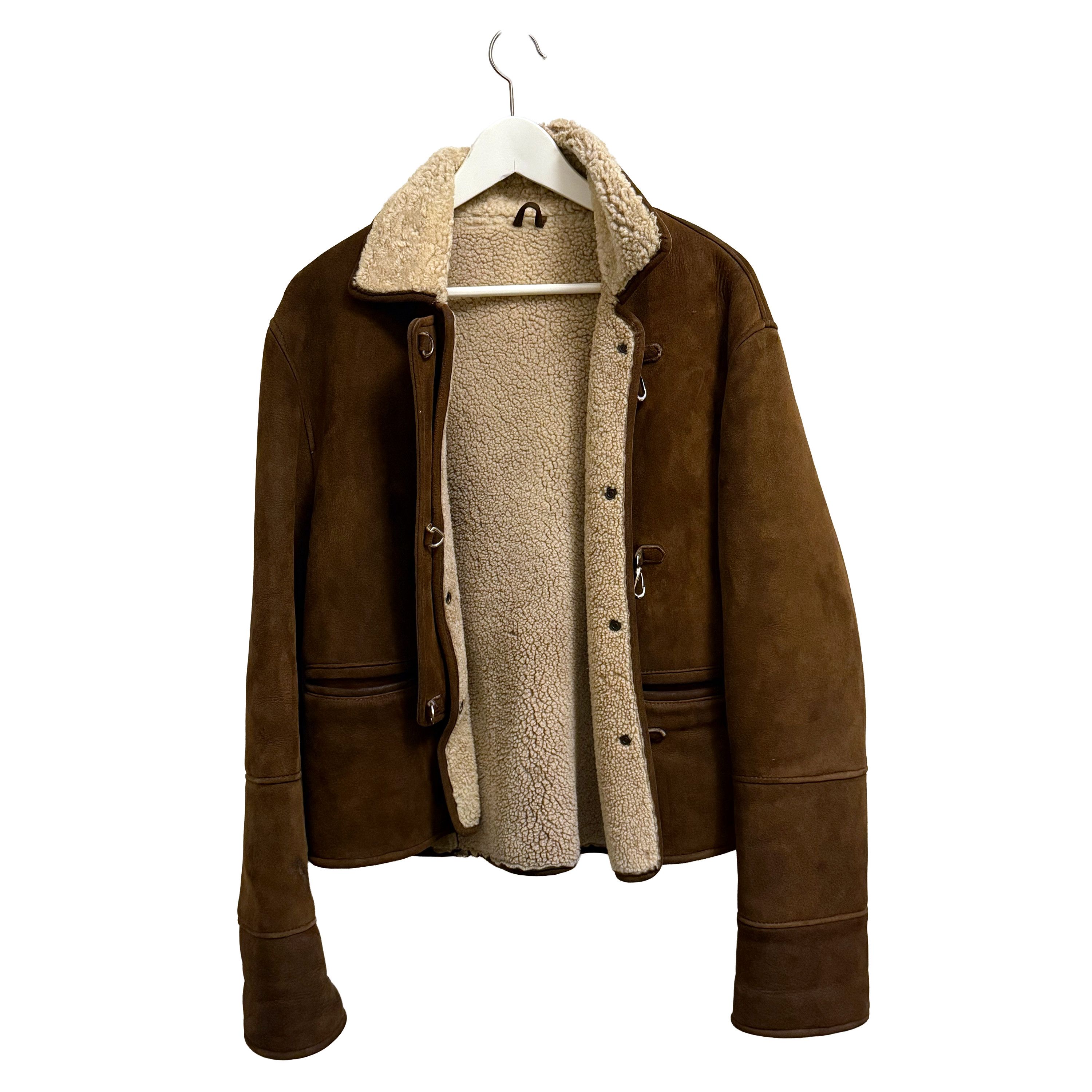 Other Sergio Danielli Suede Shearling Jacket Size US M / EU 48-50 / 2 - 3 Thumbnail