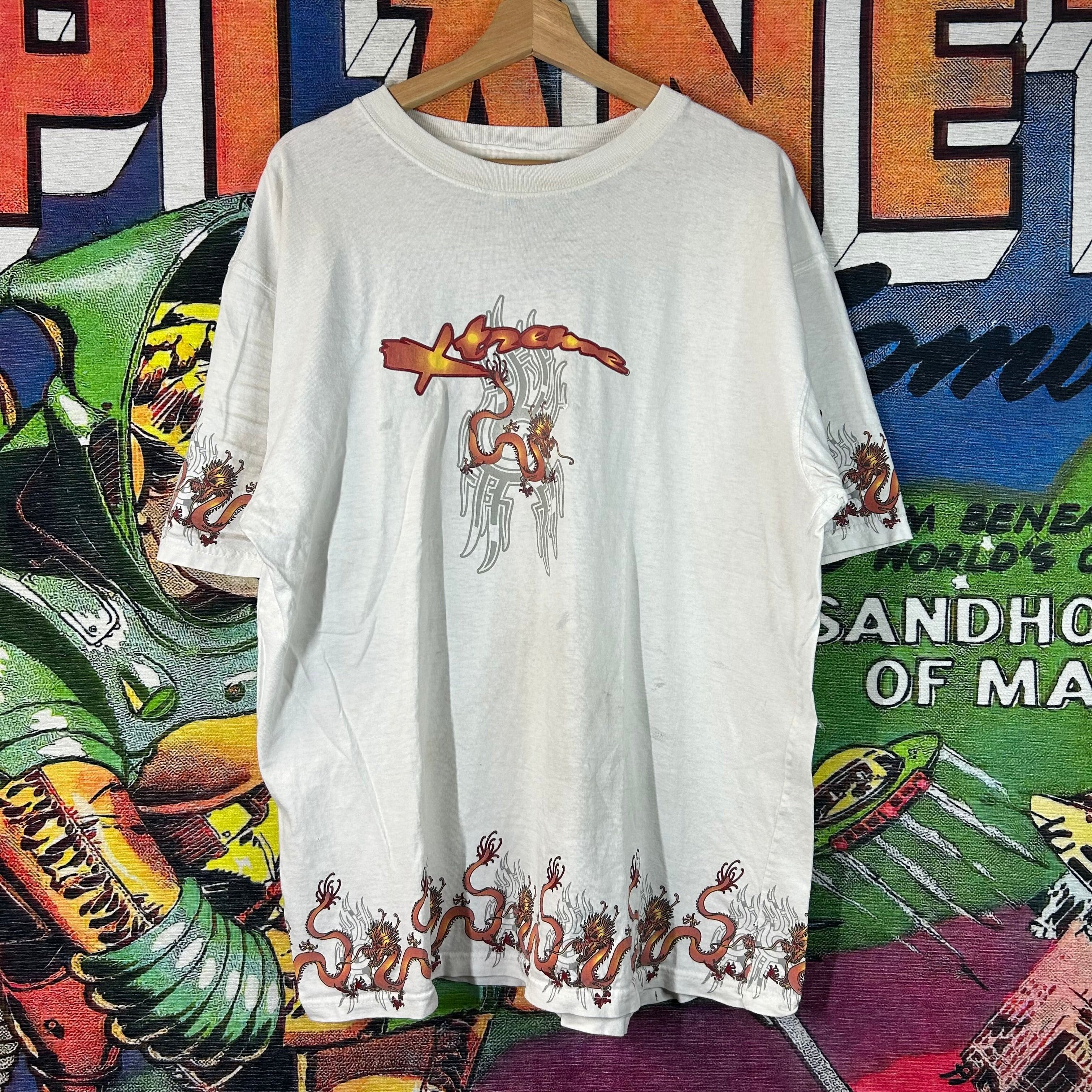Vintage Y2K No Boundaries ‘Xtreme’ Dragon Tee Size XL Size US XL / EU 56 / 4 - 1 Thumbnail