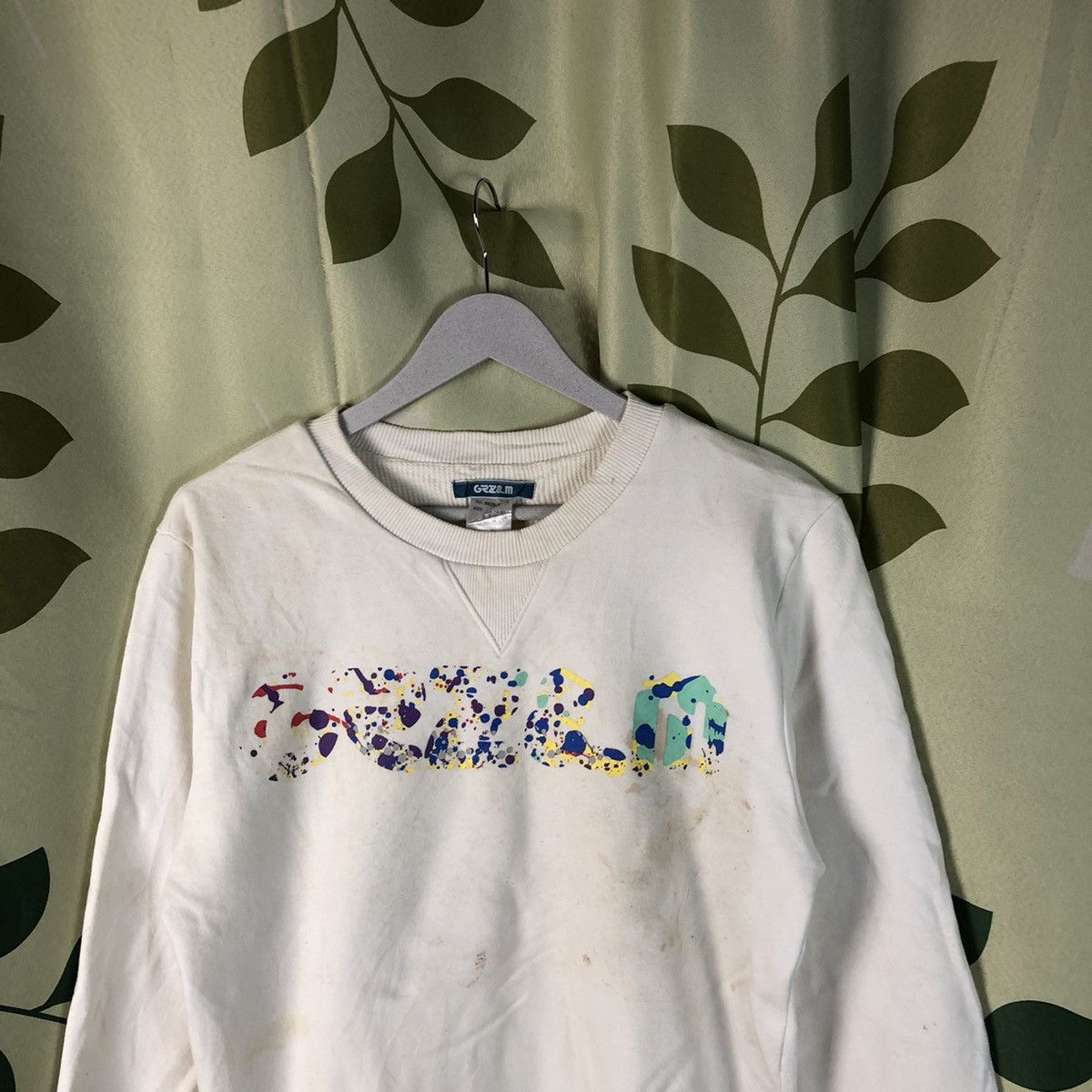 Japanese Brand × Vintage GRZ & M White vintage Sweatshirt #7428 Size US S / EU 44-46 / 1 - 2 Thumbnail