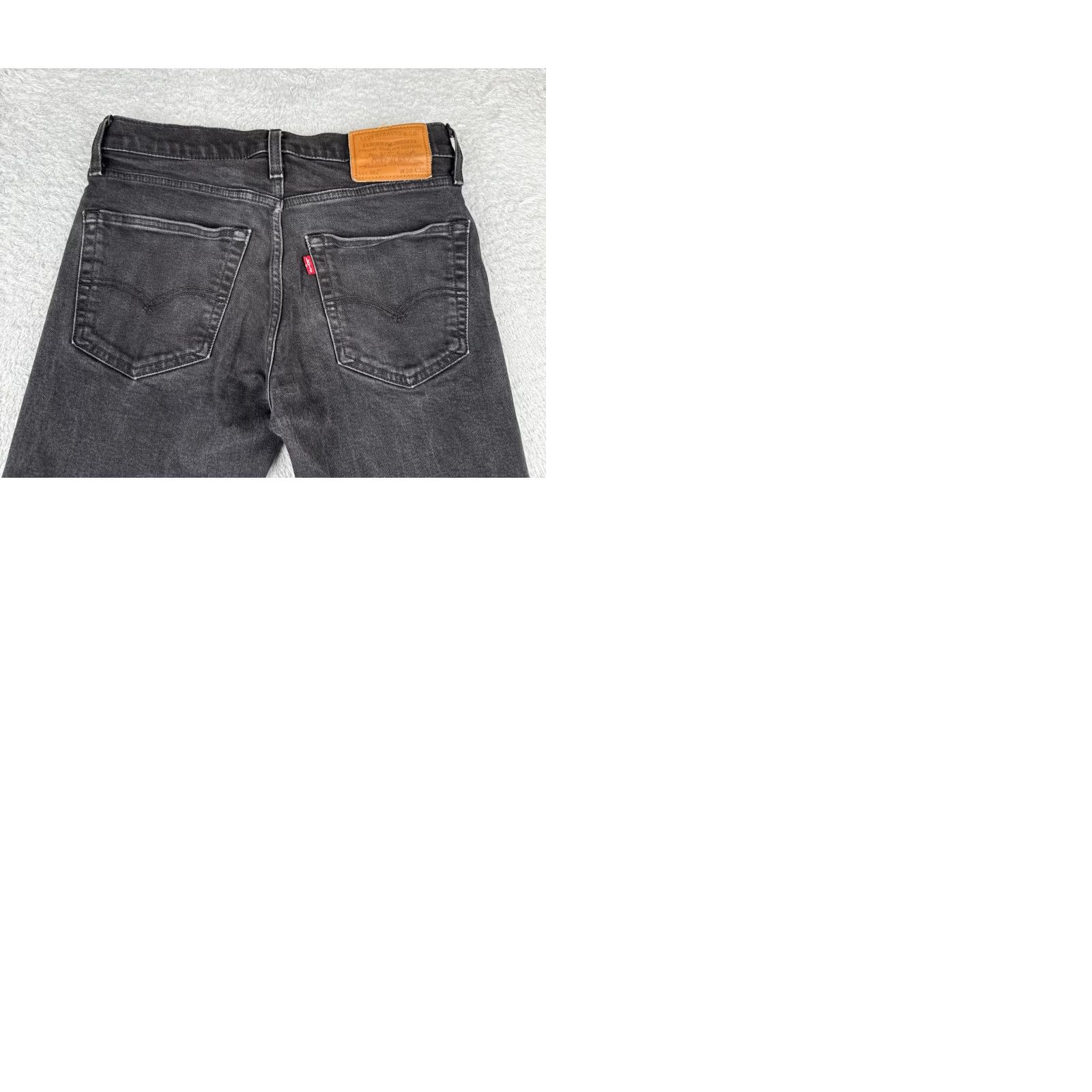 Levi's Levi's 502 Jeans Mens 30 Black Denim Straight Regular 5-Pocket Design Zip Inseam 27in Cotton Blend Vintage No Size US 30 / EU 46 - 11 Thumbnail
