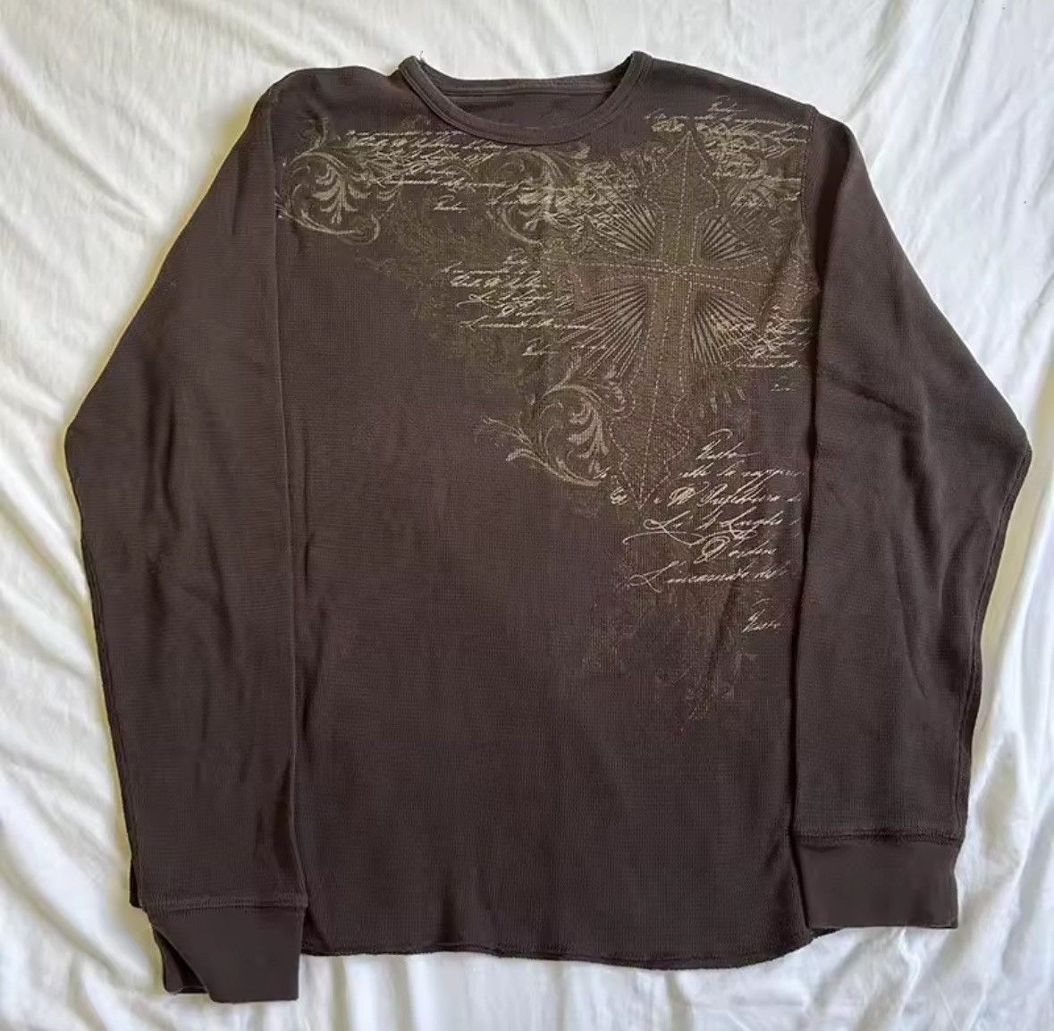 Japanese Brand × Vintage y2k brown knit Size US M / EU 48-50 / 2 - 2 Thumbnail