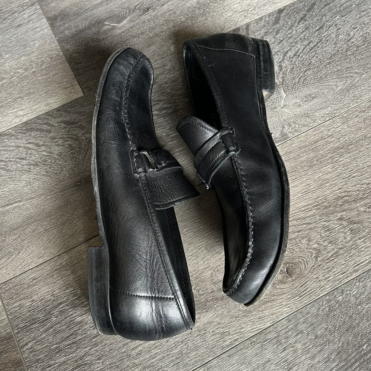 Salvatore Ferragamo Vintage Salvatore Ferragamo Buckle Leather Loafers Shoes Low Size US 9.5 / EU 42-43 - 3 Thumbnail