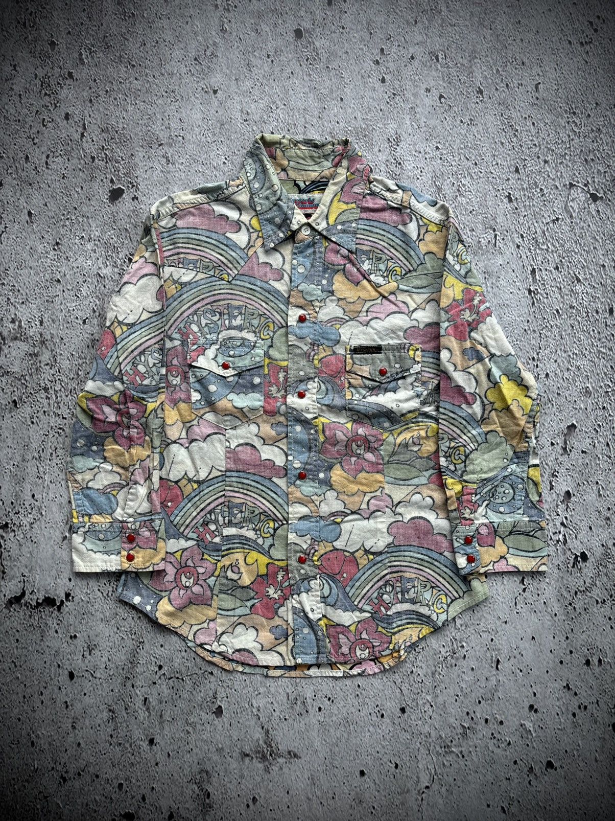 Hysteric Glamour Vintage Hysteric Glamour Full Print Pocket Shirt Size US S / EU 44-46 / 1 - 1 Thumbnail
