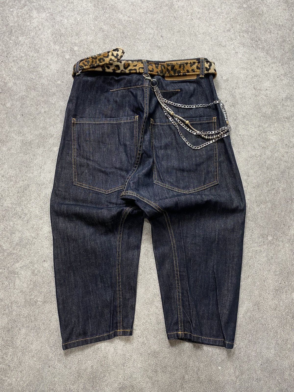 Issey Miyake × Japanese Brand × Ne-Net RARE Ne-net denim button up jort pant Size US 30 / EU 46 - 2 Thumbnail