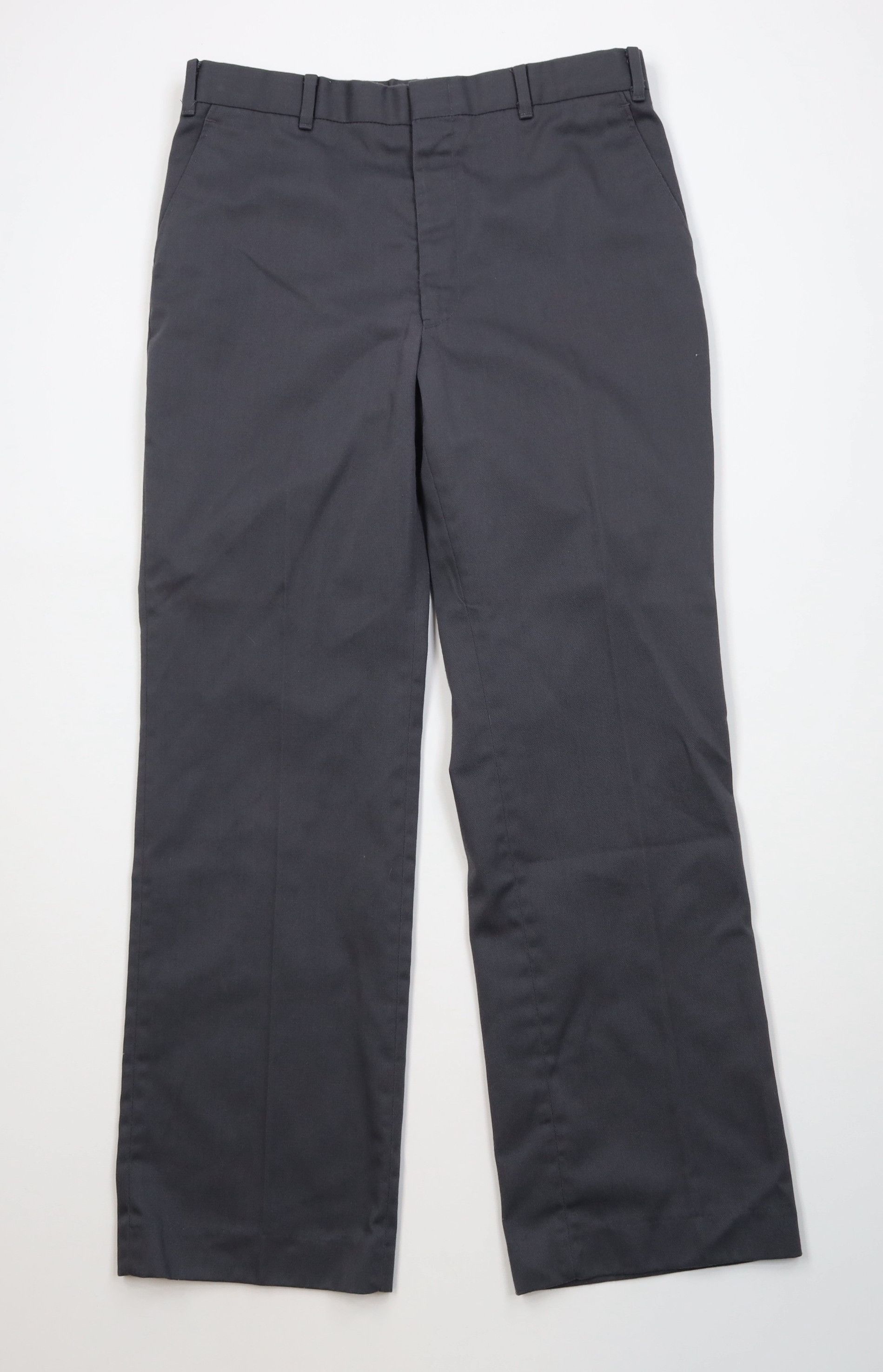 Vintage Vintage 70s Streetwear Twill Wide Leg Chino Pants Gray USA Size US 34 / EU 50 - 1 Thumbnail