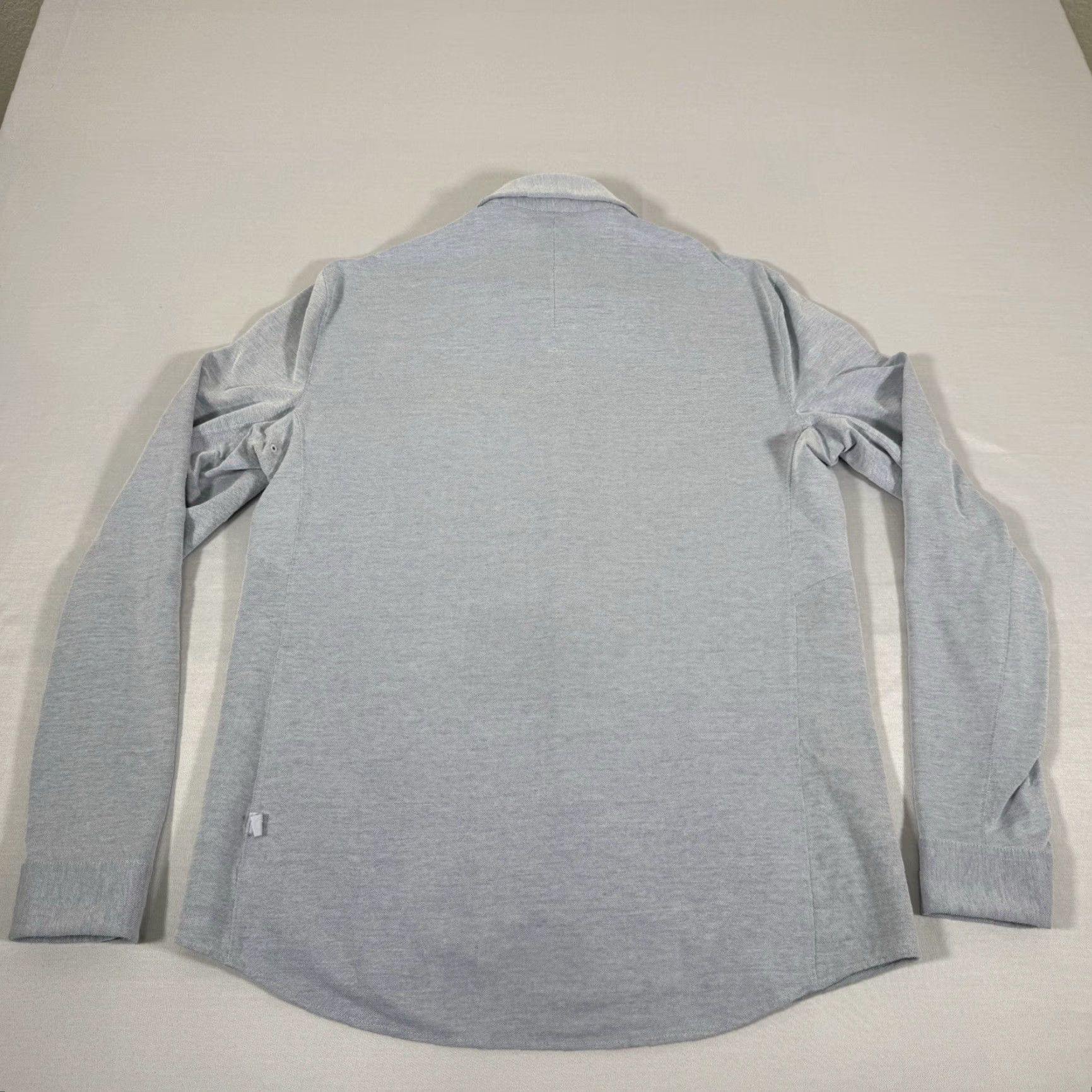 Lululemon Lululemon Men's Shirt Button-Up Blue M Regular Long Sleeve Collared Polyester Breathable Classic Outdoor Preppy Casual Business Travel All Seasons Size US M / EU 48-50 / 2 - 3 Thumbnail