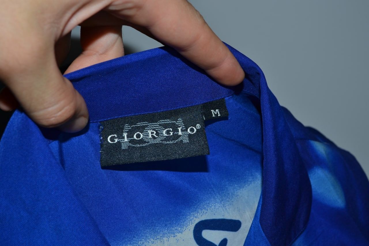 Band Tees × Vintage Giorgio Short Sleeve Anime Casual Button-Down Shirts Size M Size US M / EU 48-50 / 2 - 7 Thumbnail