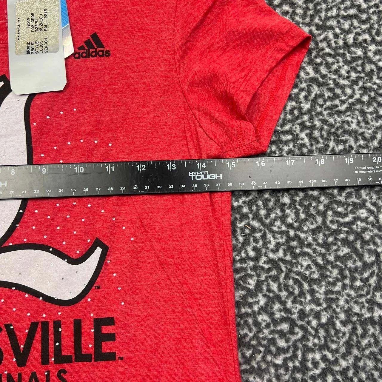 Adidas Louisville Cardinals Shirt Women Adidas Short Sleeve New S Size S / US 4 / IT 40 - 3 Thumbnail