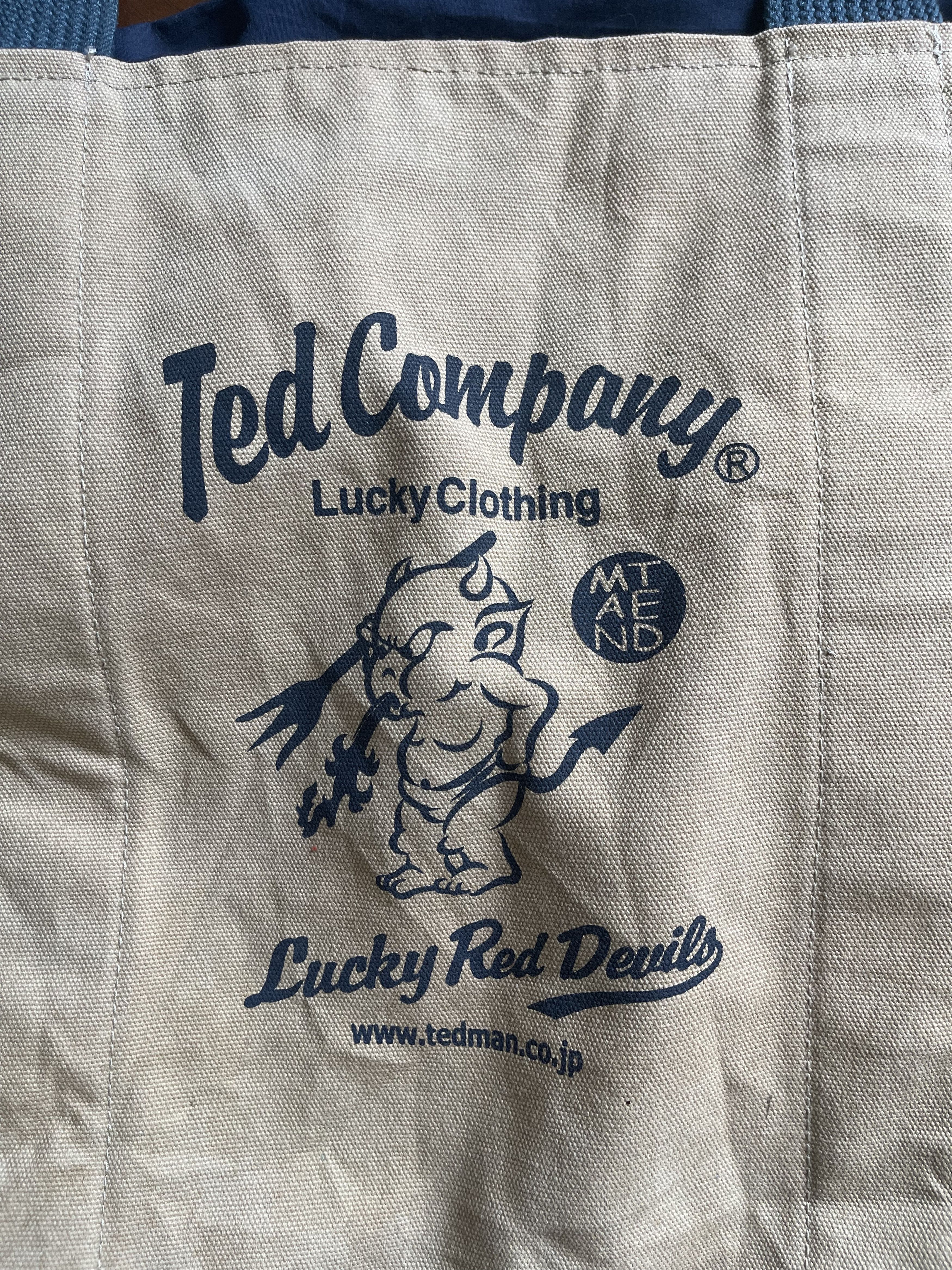 Tedman Vintage Tote Ted Company lucky clothing Size ONE SIZE - 3 Thumbnail