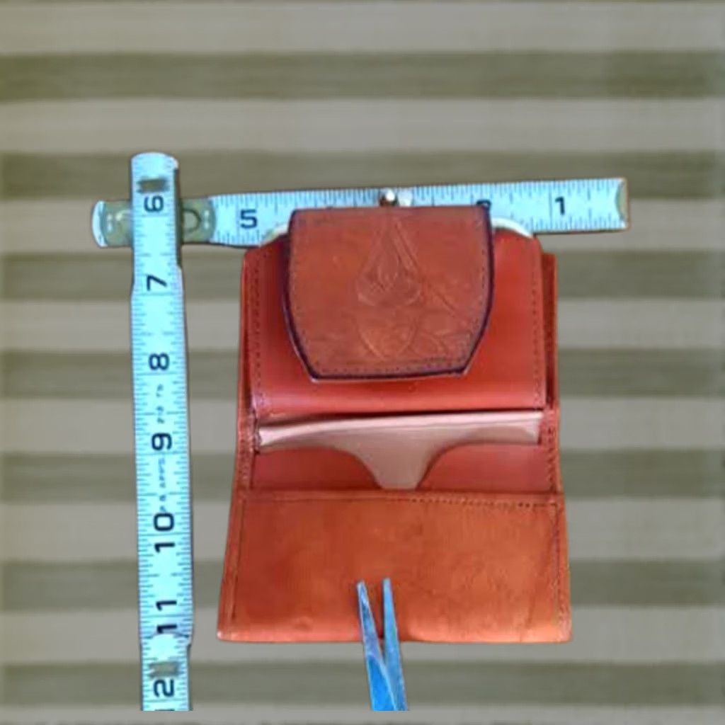 Changes Rolfs Woman Change Purse Coin Wallet Genuine Leather Brown Credit Card Folding Mary Lou Fun Purse Women Size ONE SIZE - 1 Thumbnail