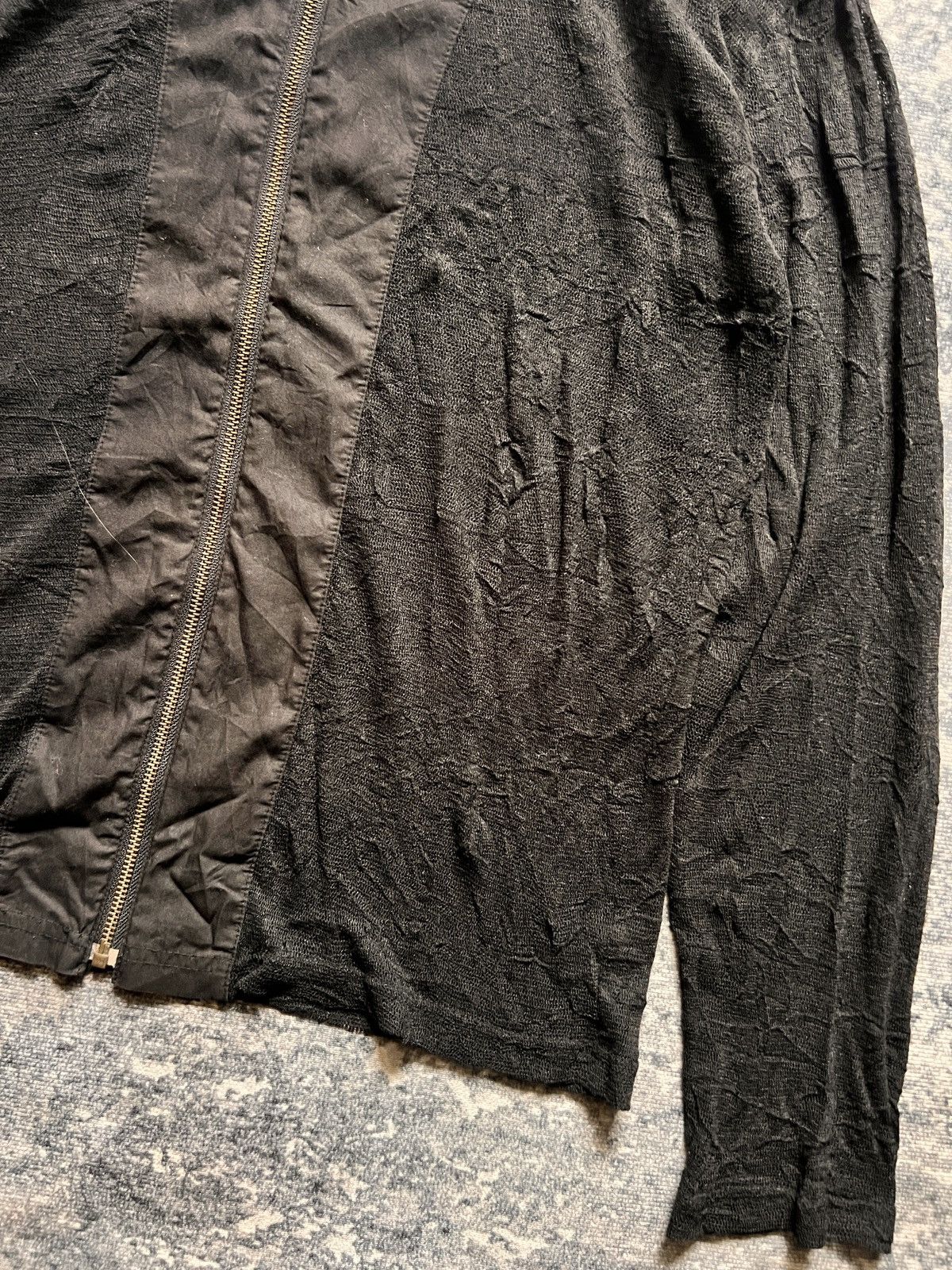 Katharine Hamnett London Katherine Hamnett Sheer Black Hoodie Size US M / EU 48-50 / 2 - 6 Thumbnail