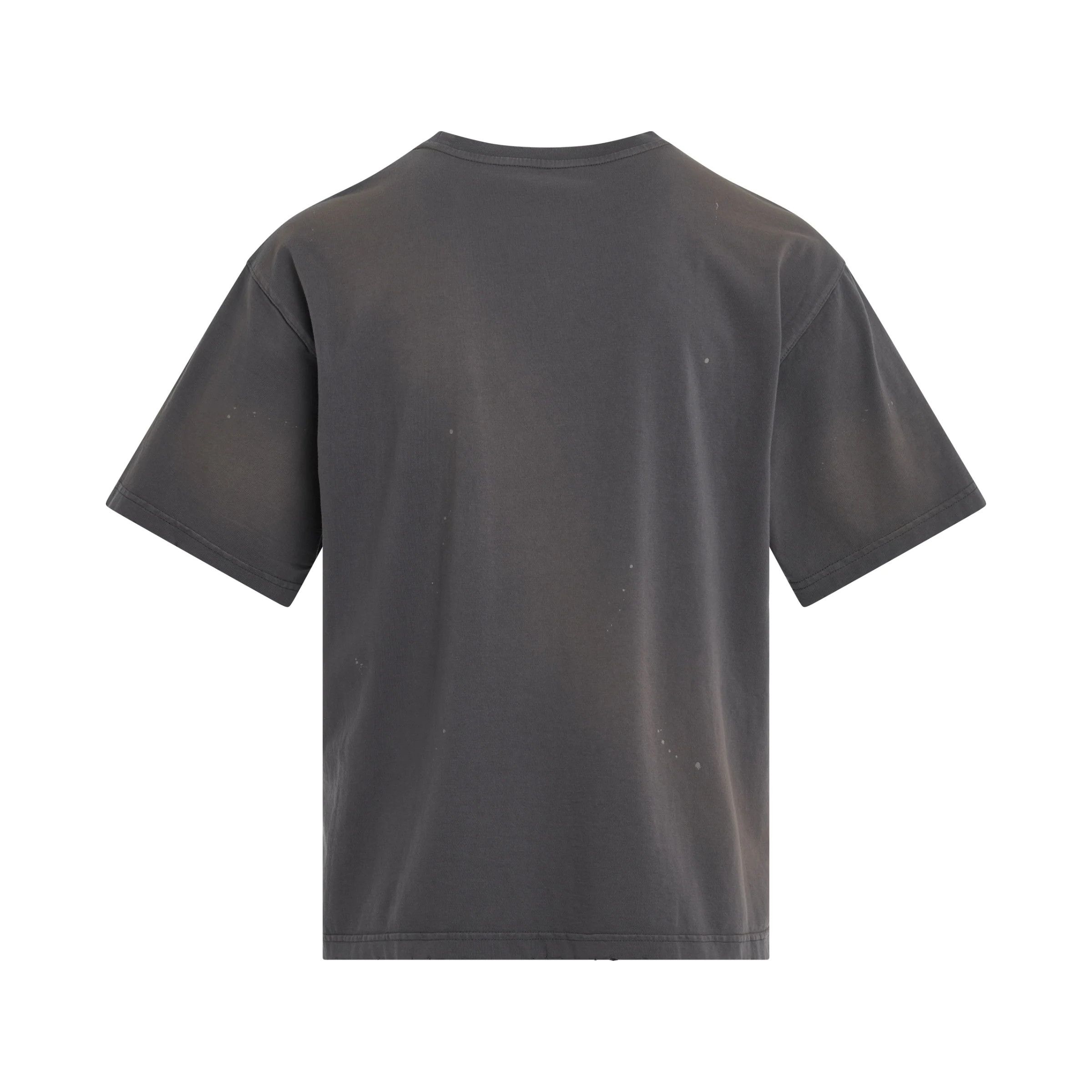 WE11DONE o1mris0824 Metallic Print T-Shirt in Charcoal Size US S / EU 44-46 / 1 - 3 Thumbnail