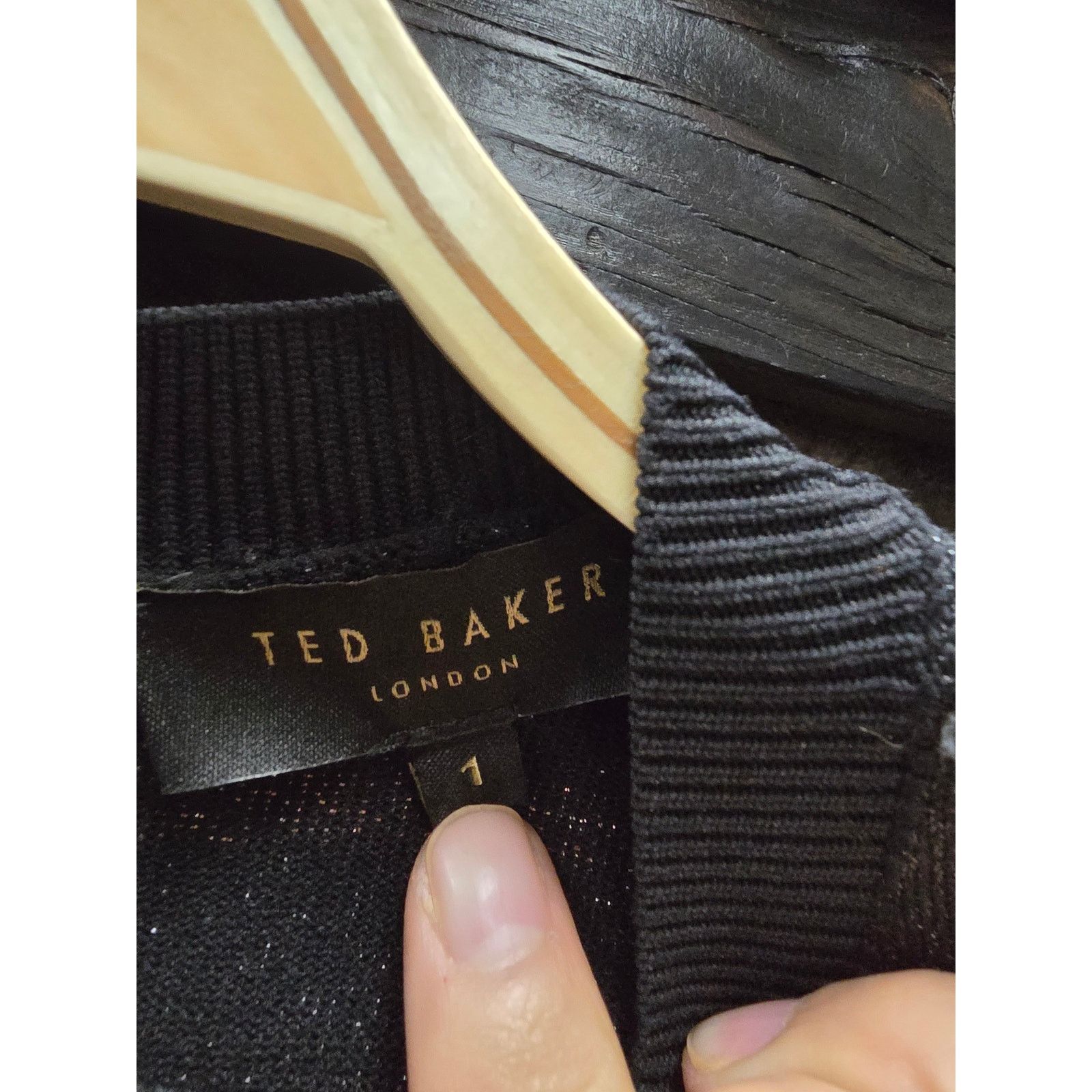 Ted Baker Ted Baker, Integral Jelinna Metallic Stripe Bow Swtr, Size 1 Size XS / US 0-2 / IT 36-38 - 8 Thumbnail