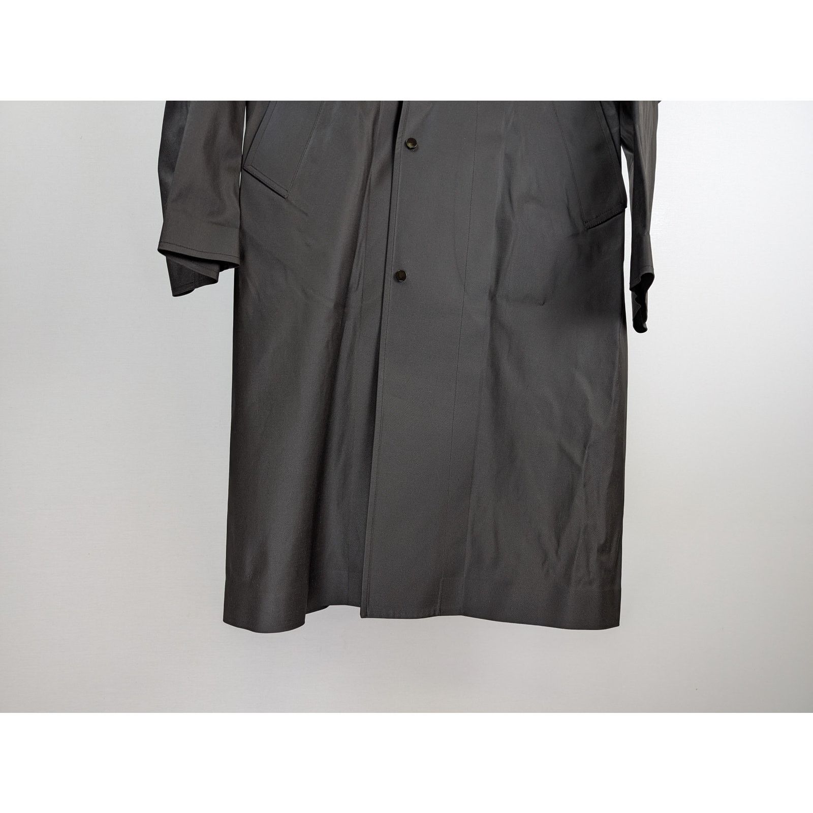 Bottega Veneta o1rshd1 Outerwear Coated Stretch Cotton Coat in Fondente Size US M / EU 48-50 / 2 - 3 Thumbnail